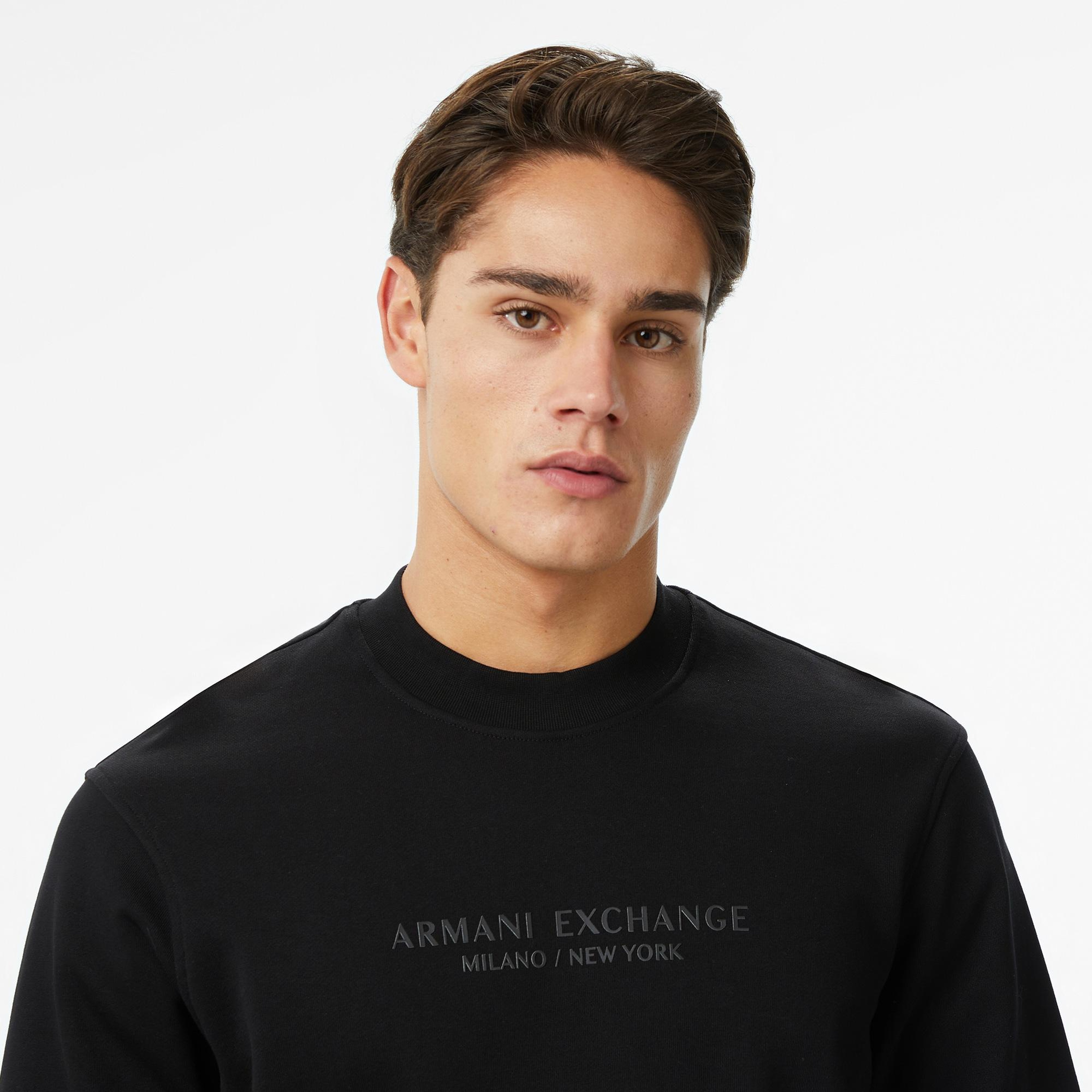 Armani Exchange Erkek Siyah Sweatshirt