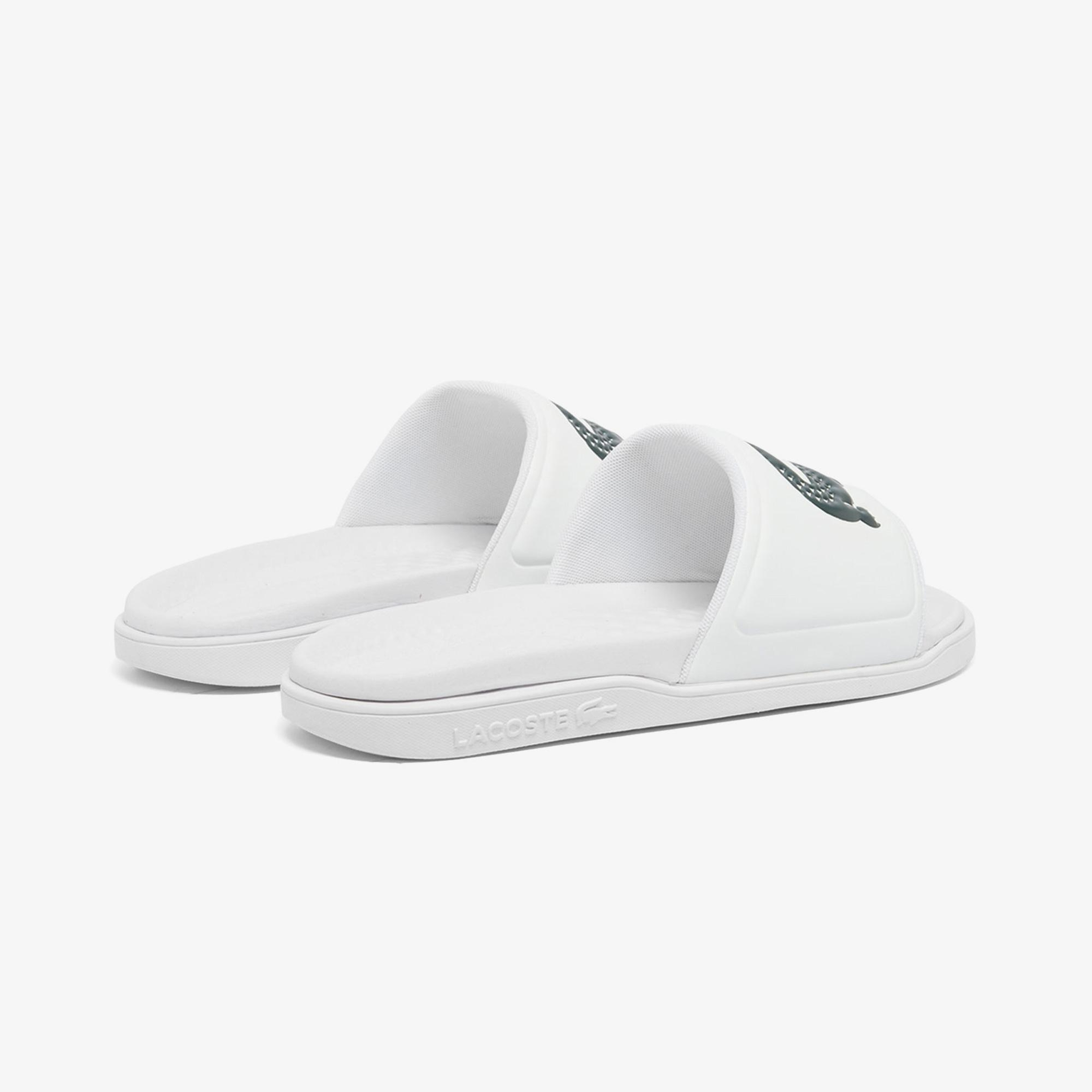 Lacoste Serve Slide Dual Erkek Beyaz Terlik