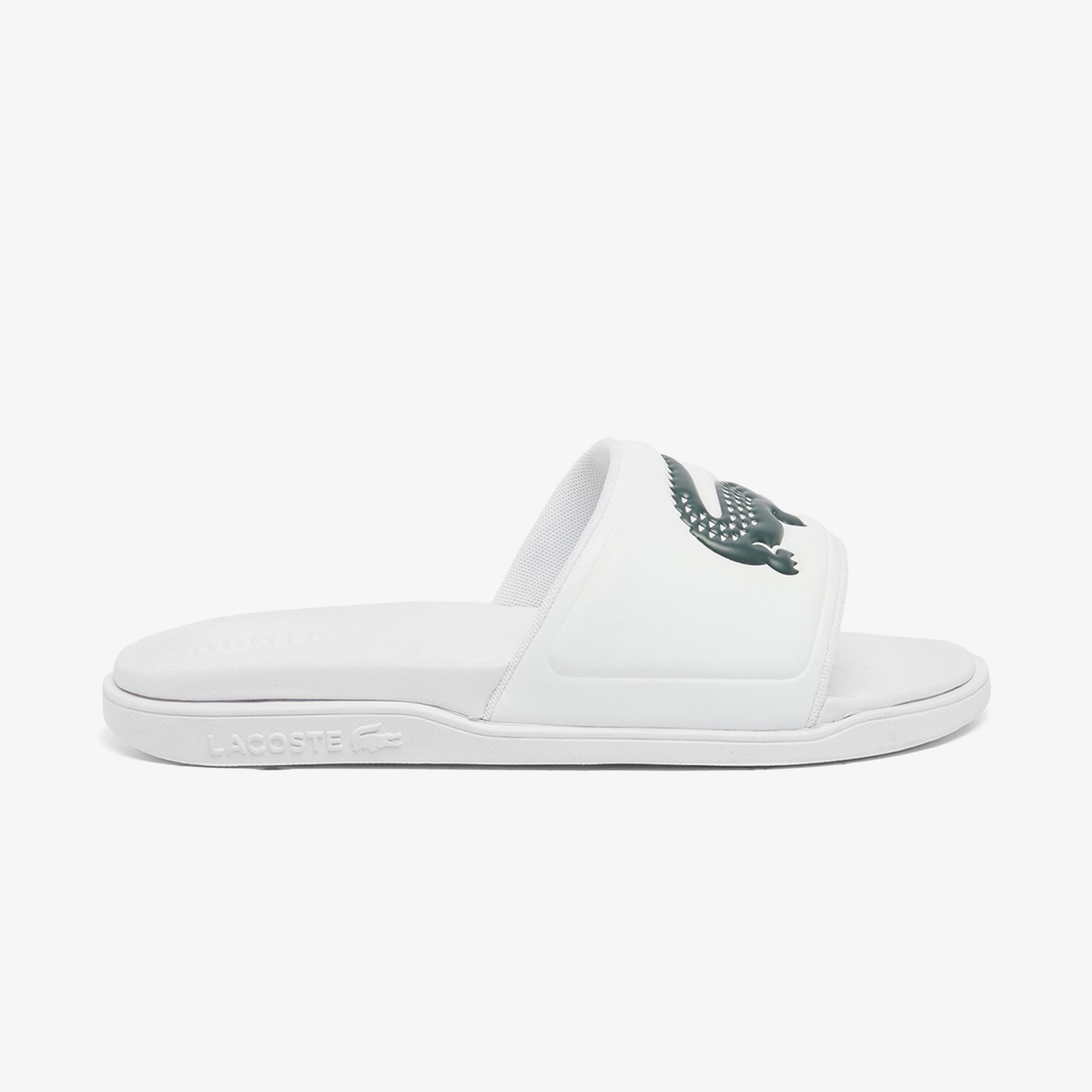 Lacoste Serve Slide Dual Erkek Beyaz Terlik