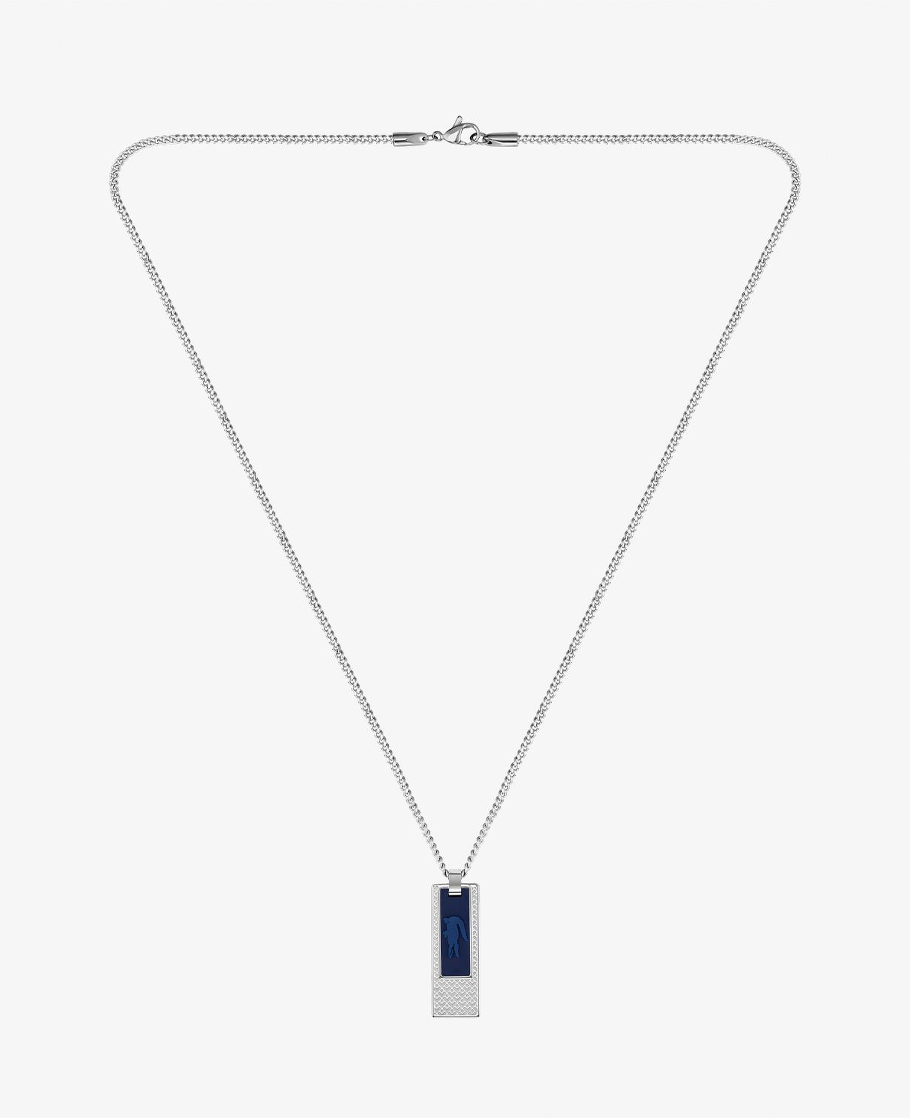 Lacoste Set & Match Erkek Gri Kolye