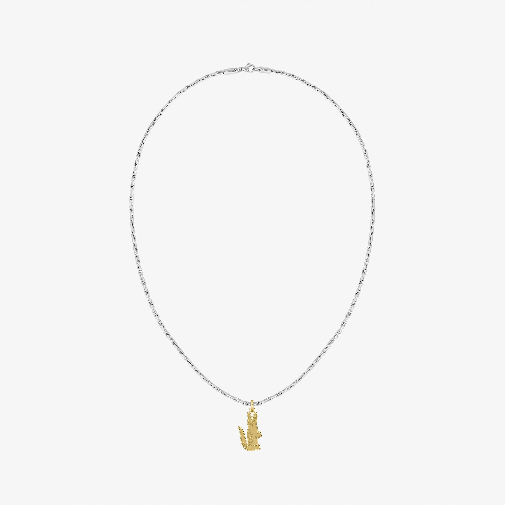 Lacoste Metropole Erkek Gri Kolye