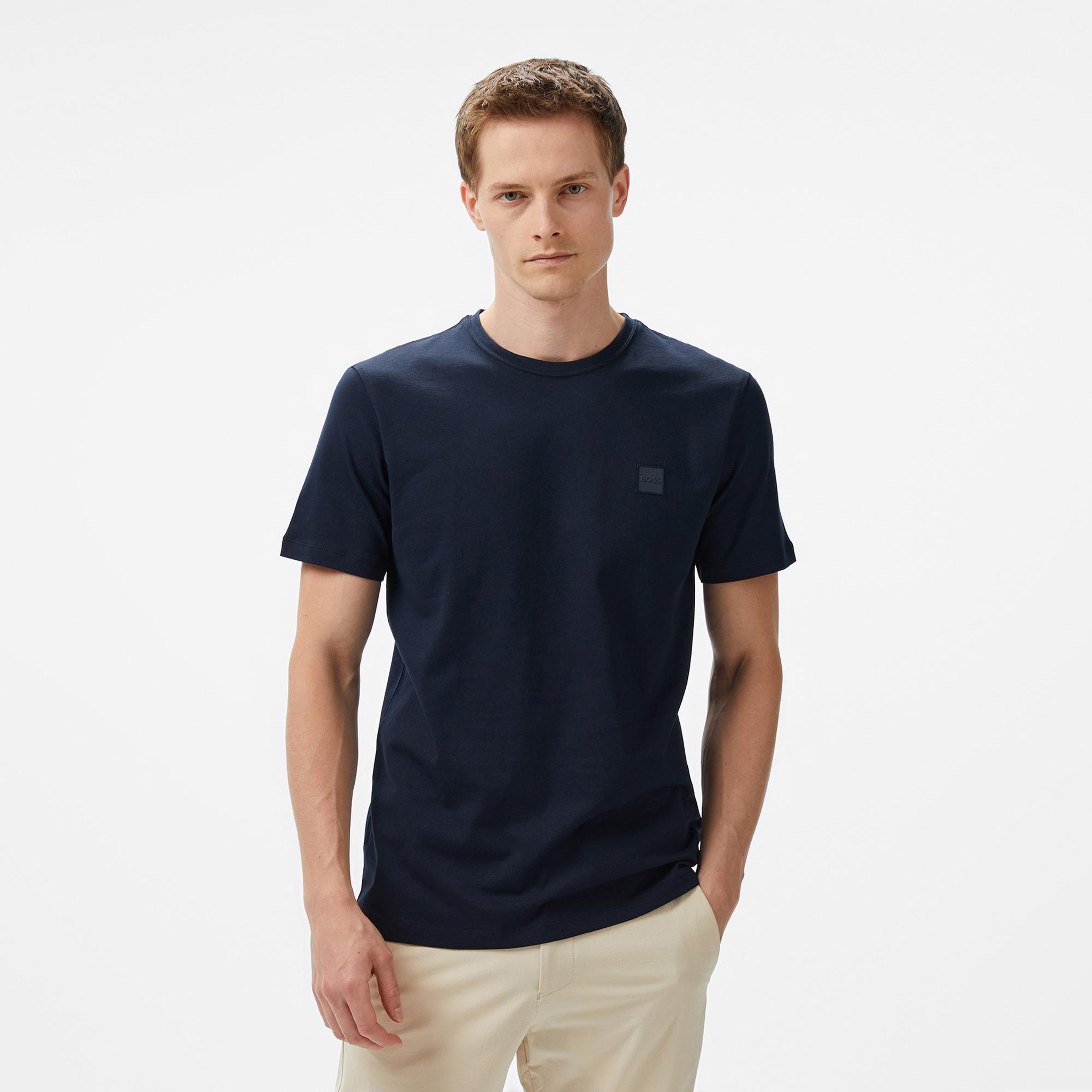 Boss Tales Erkek Mavi T-Shirt