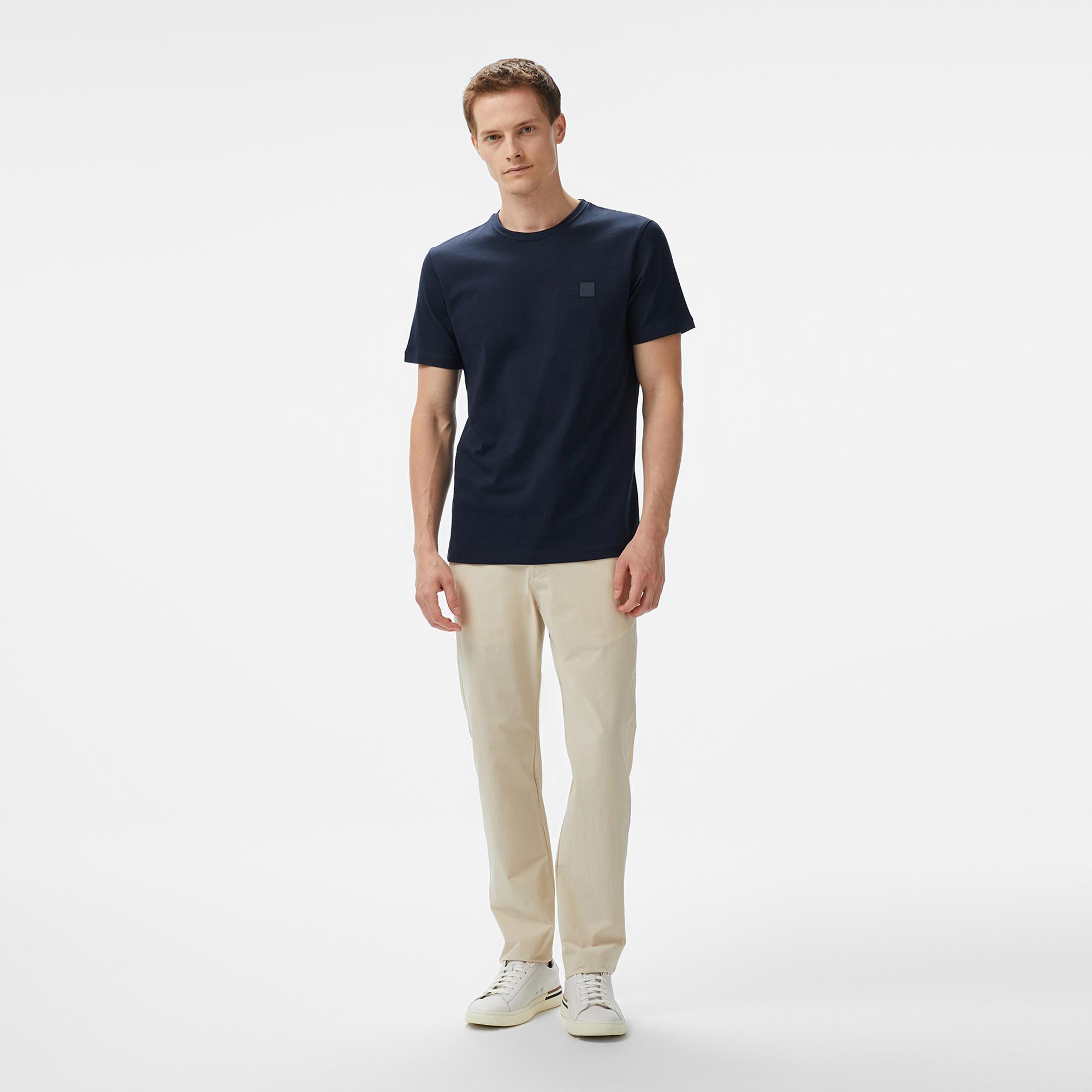 Boss Tales Erkek Mavi T-Shirt