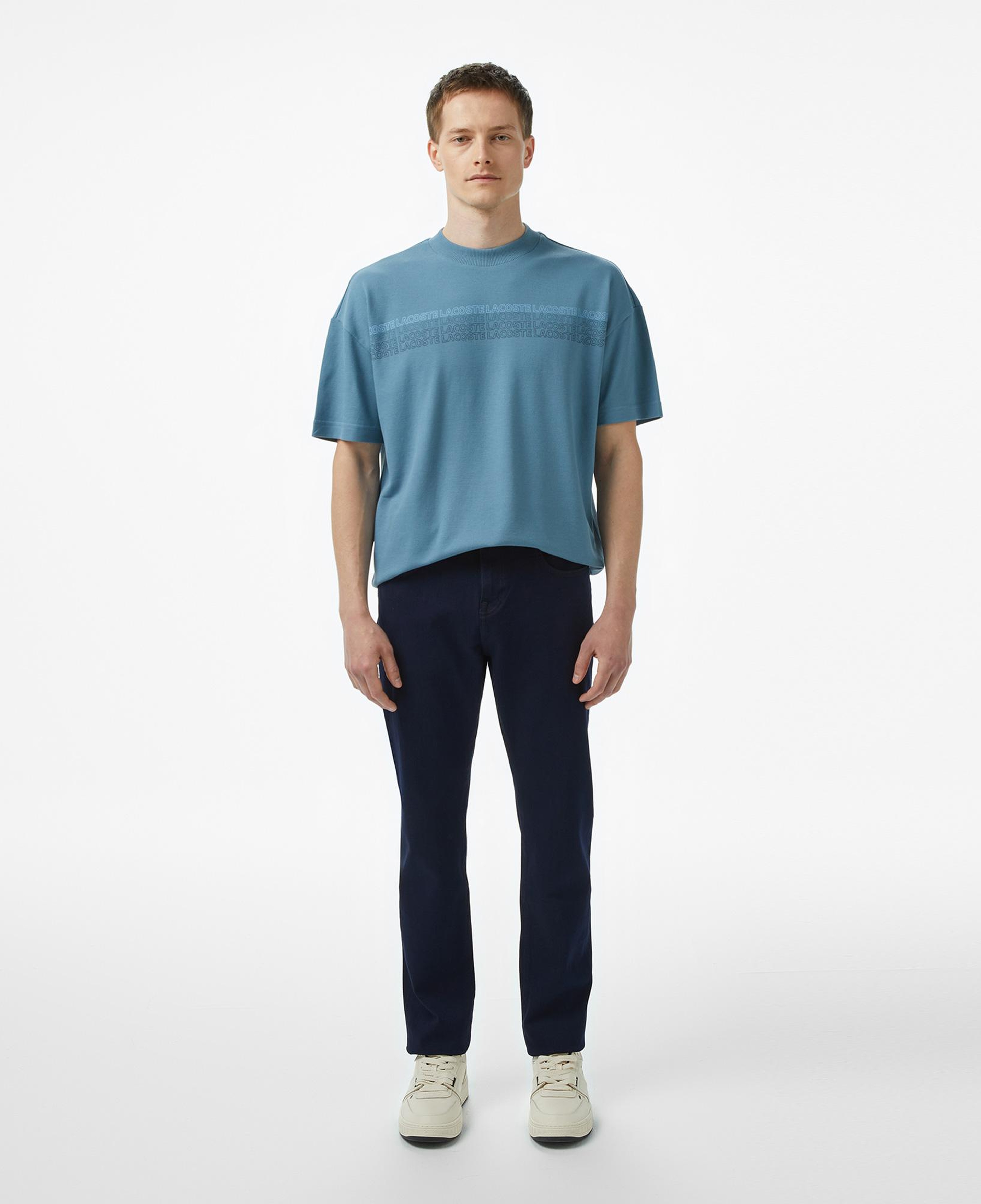 Lacoste Erkek Regular Fit Lacivert Jean Pantolon