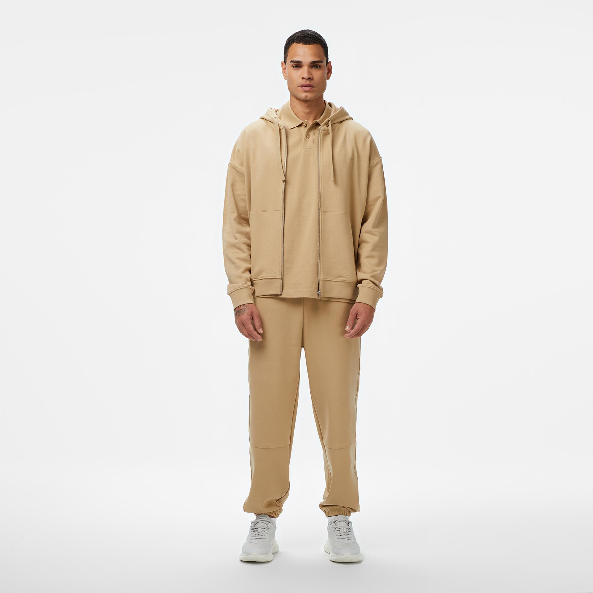 Hugo Dapozip Erkek Bej Sweatshirt