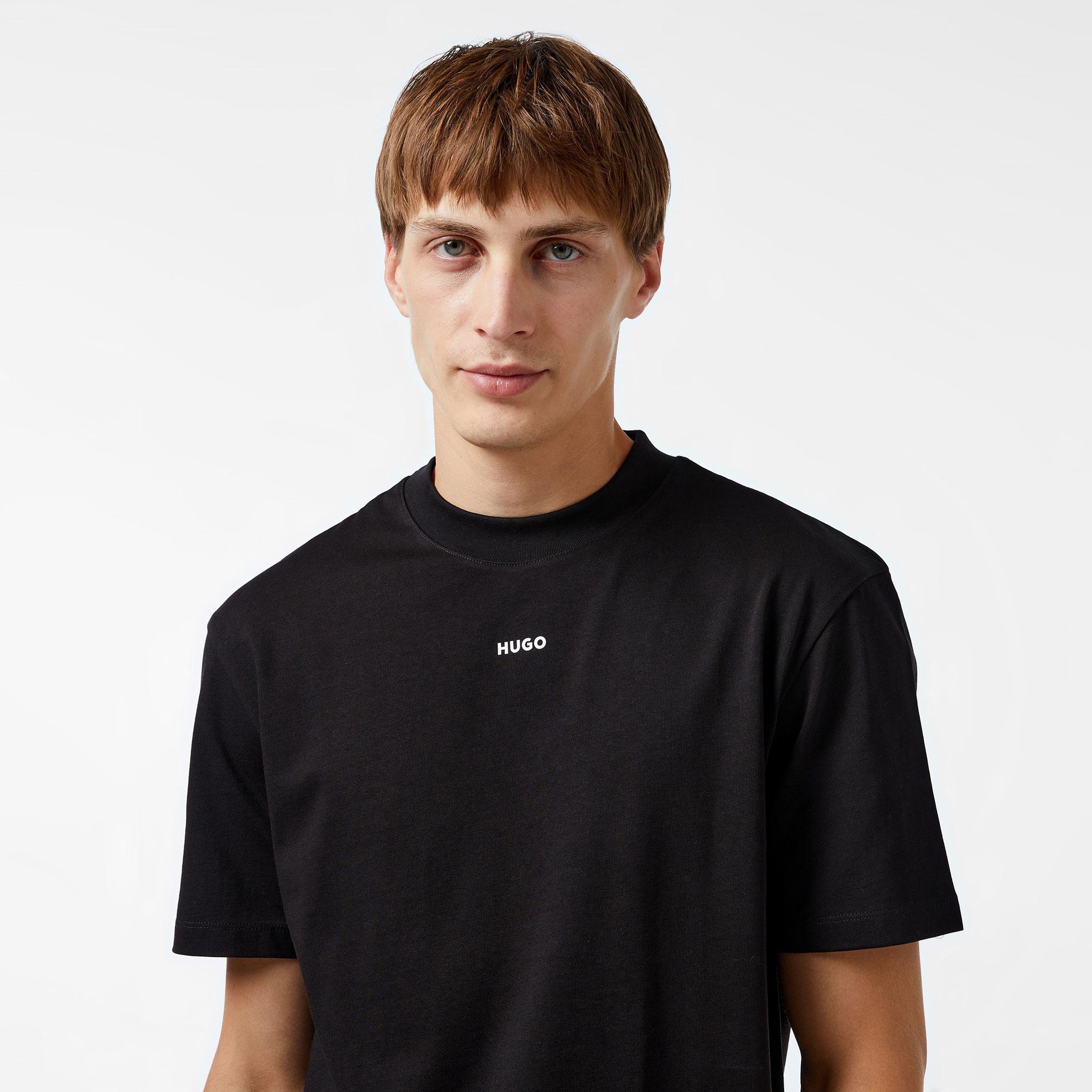 Hugo Dapolino Erkek Siyah T-Shirt