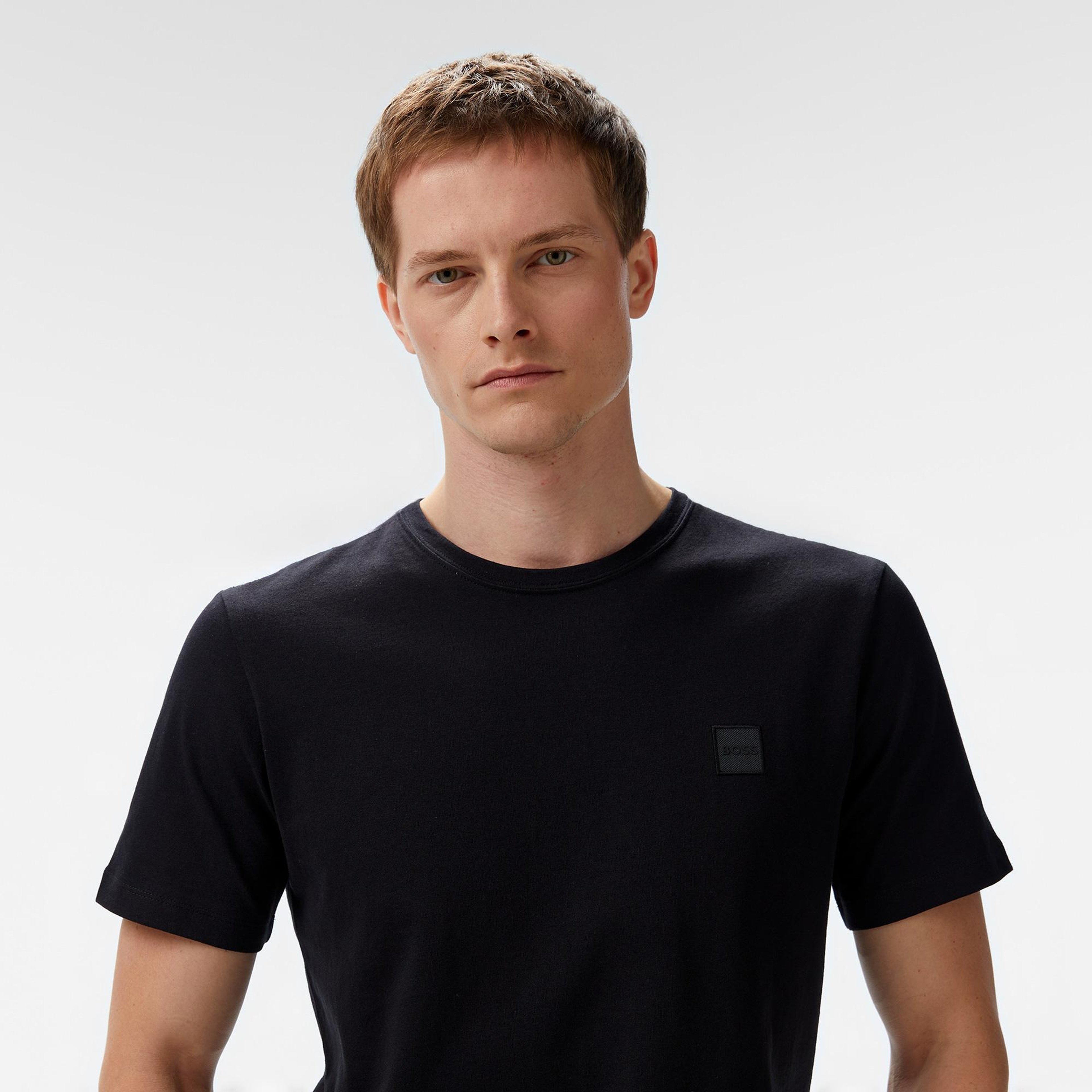 Boss Tales Erkek Siyah T-Shirt