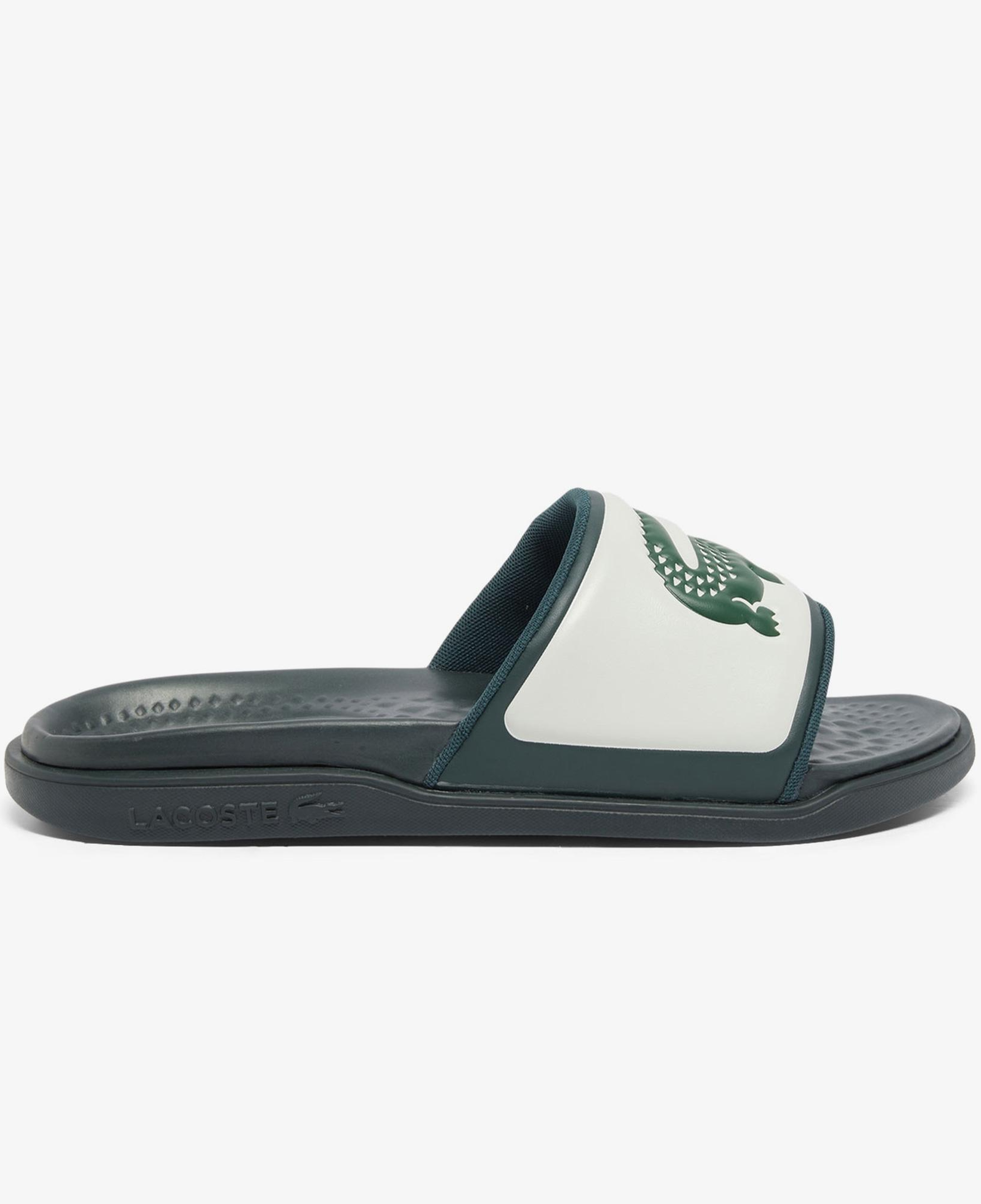 Lacoste Serve Slide Dual Erkek Yeşil Terlik