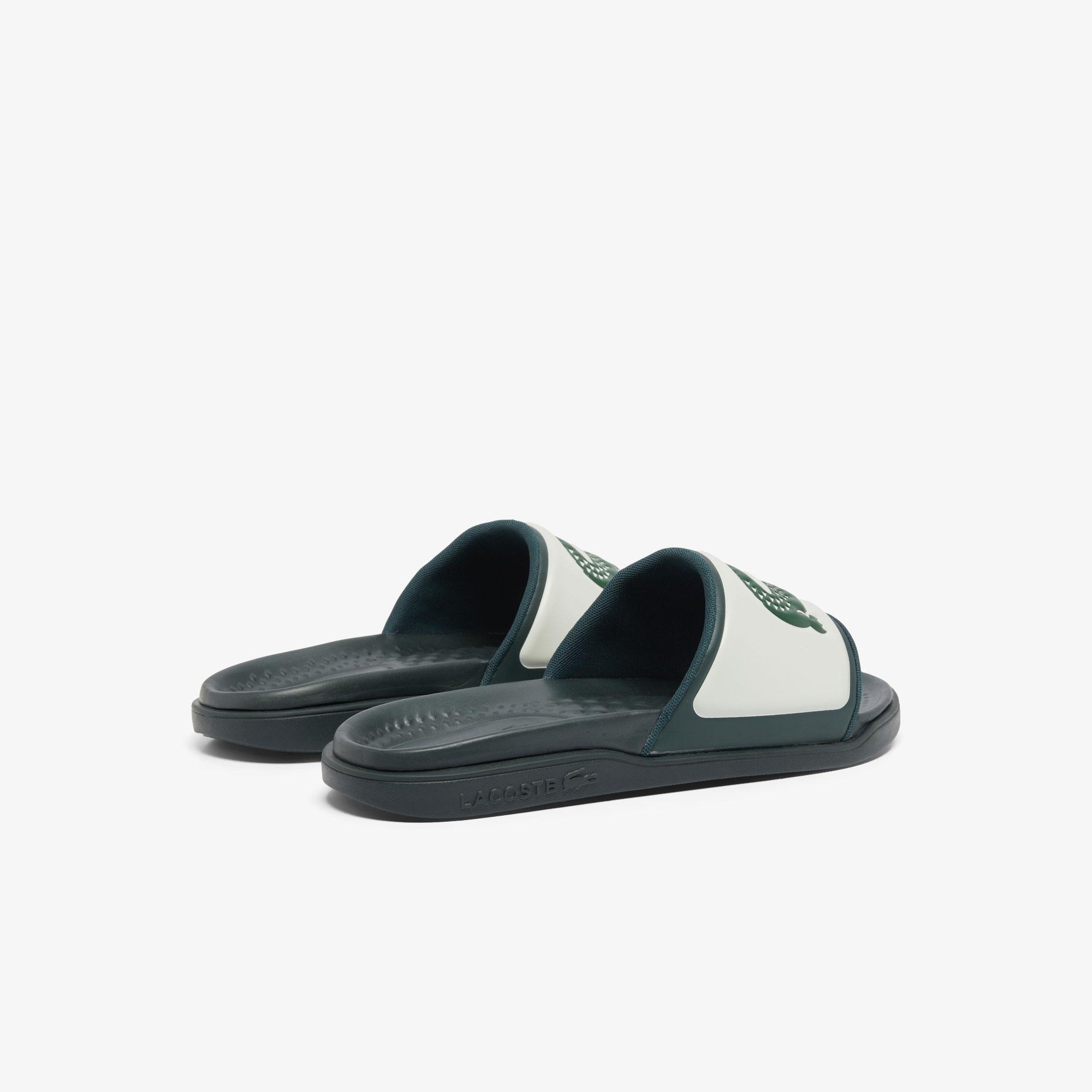Lacoste Serve Slide Dual Erkek Yeşil Terlik
