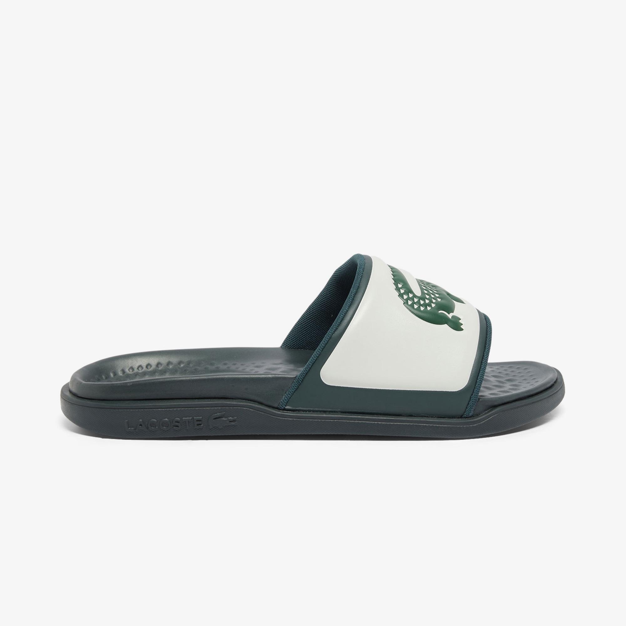 Lacoste Serve Slide Dual Erkek Yeşil Terlik
