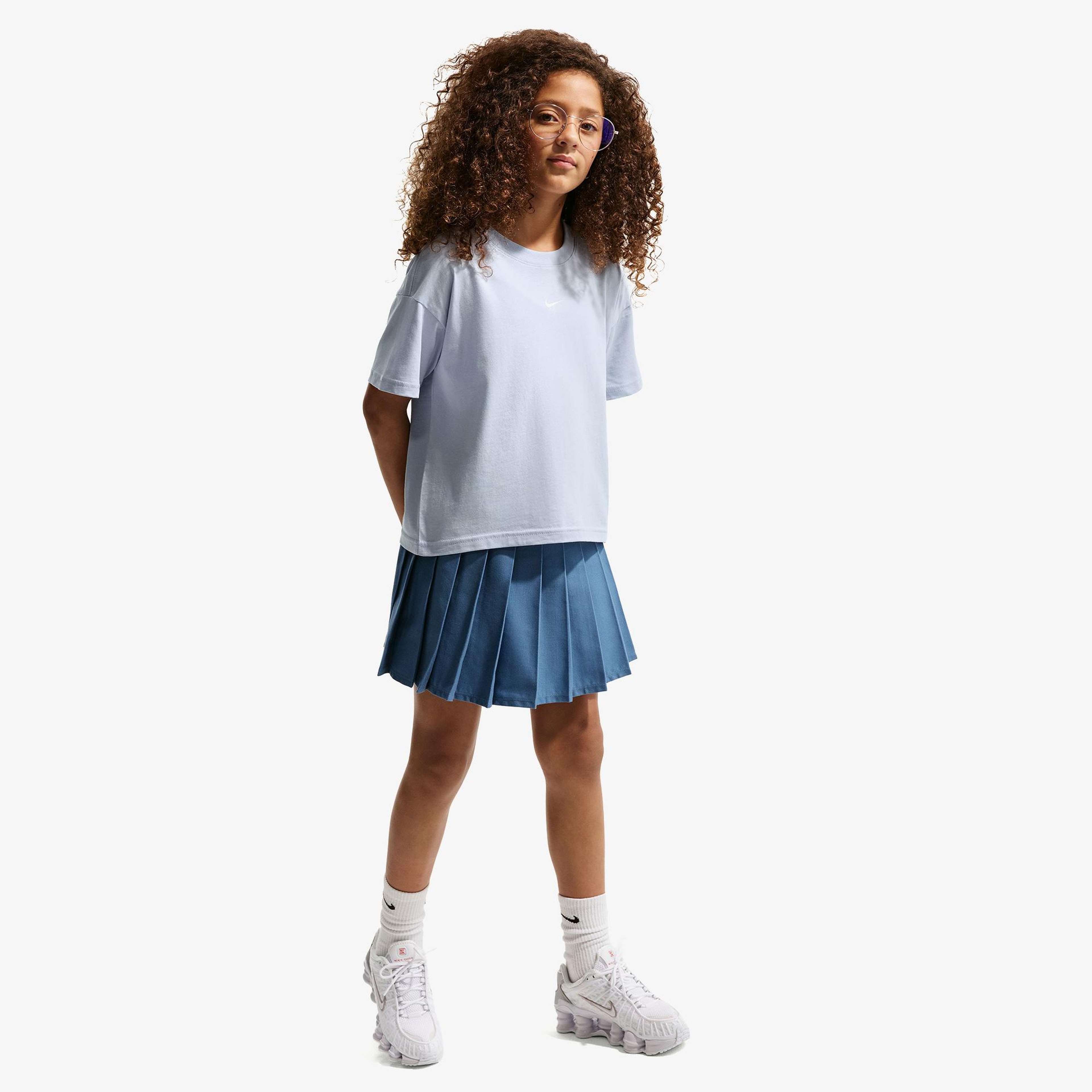 Nike Sportswear Essential Çocuk Mavi T-Shirt