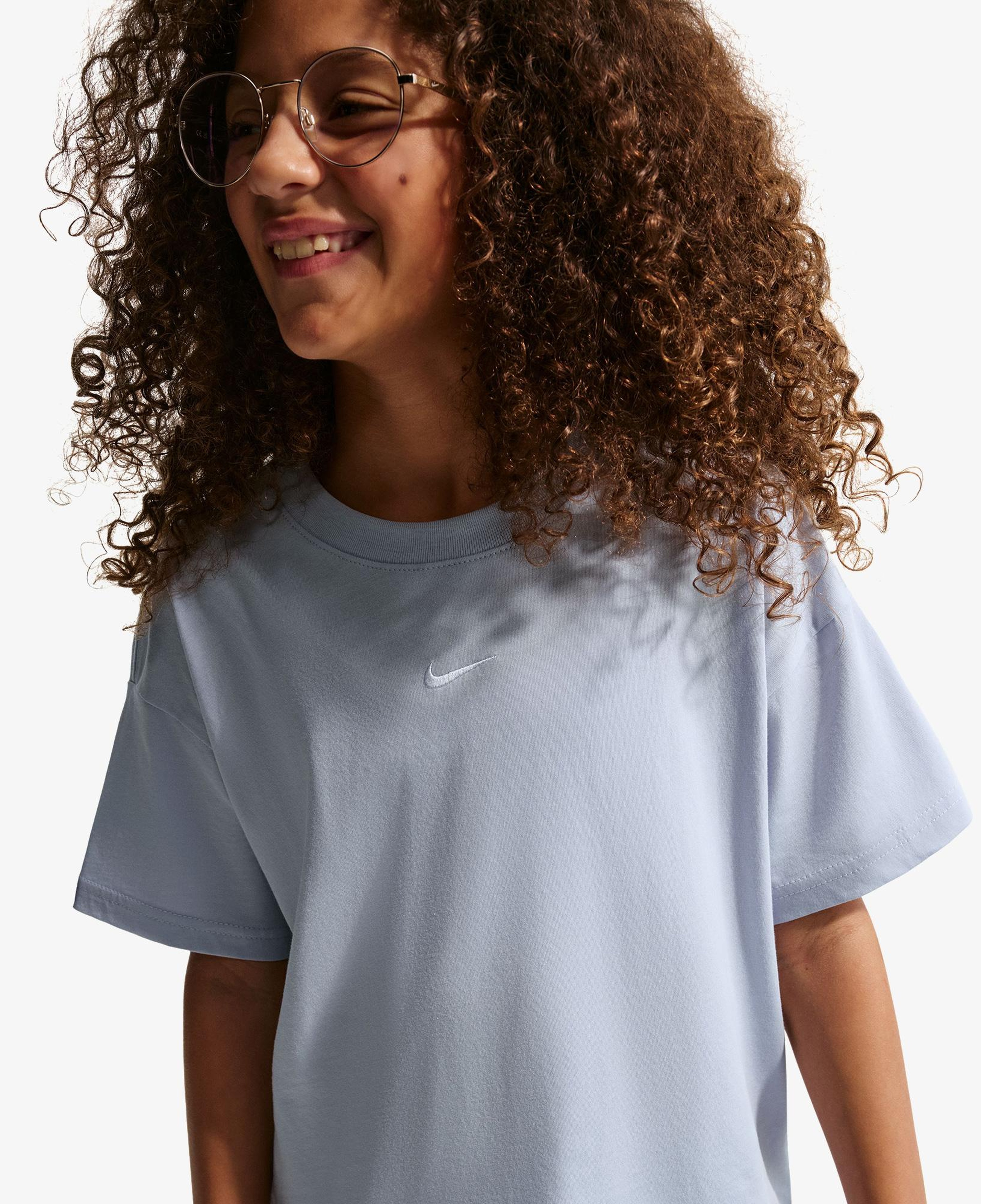 Nike Sportswear Essential Çocuk Mavi T-Shirt