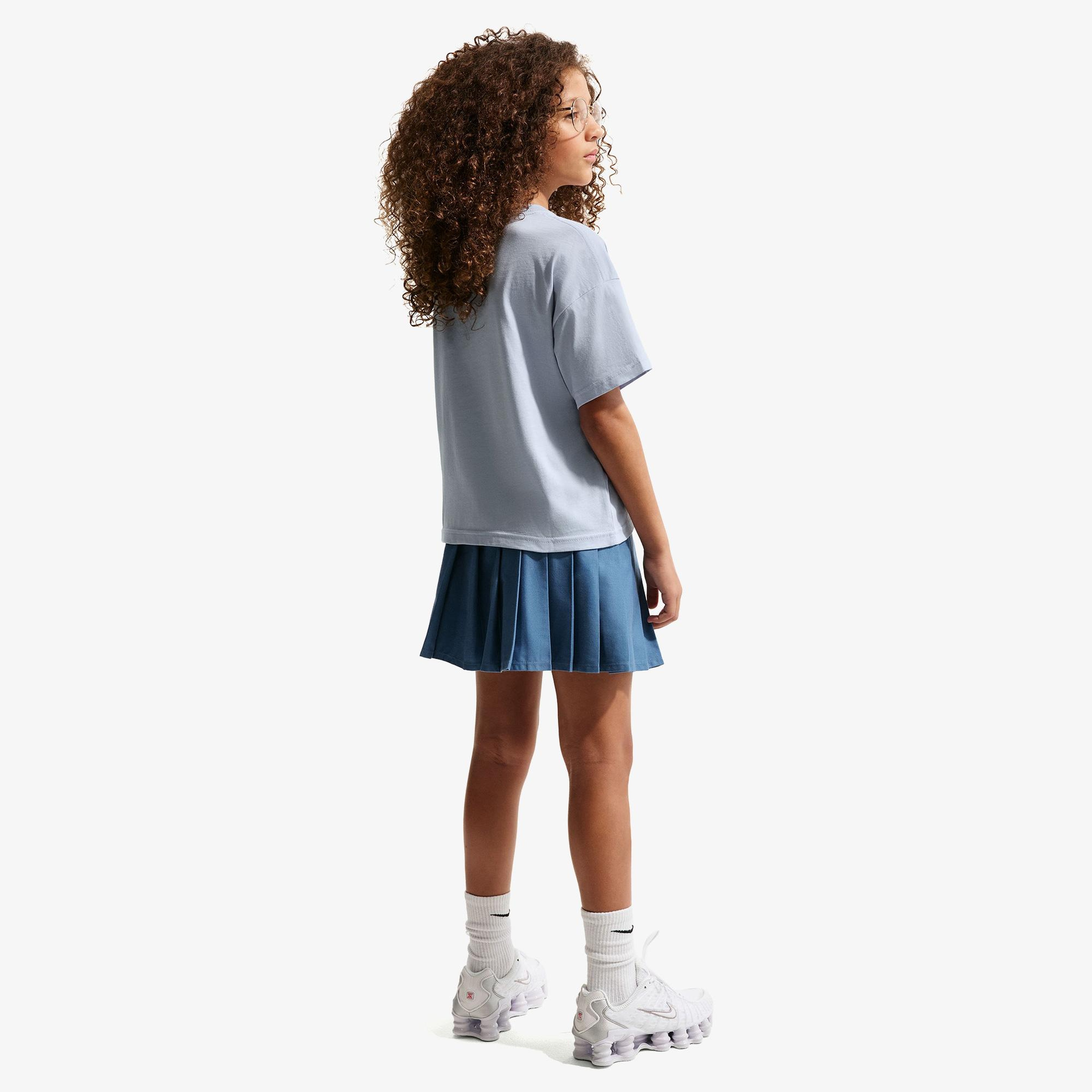 Nike Sportswear Essential Çocuk Mavi T-Shirt