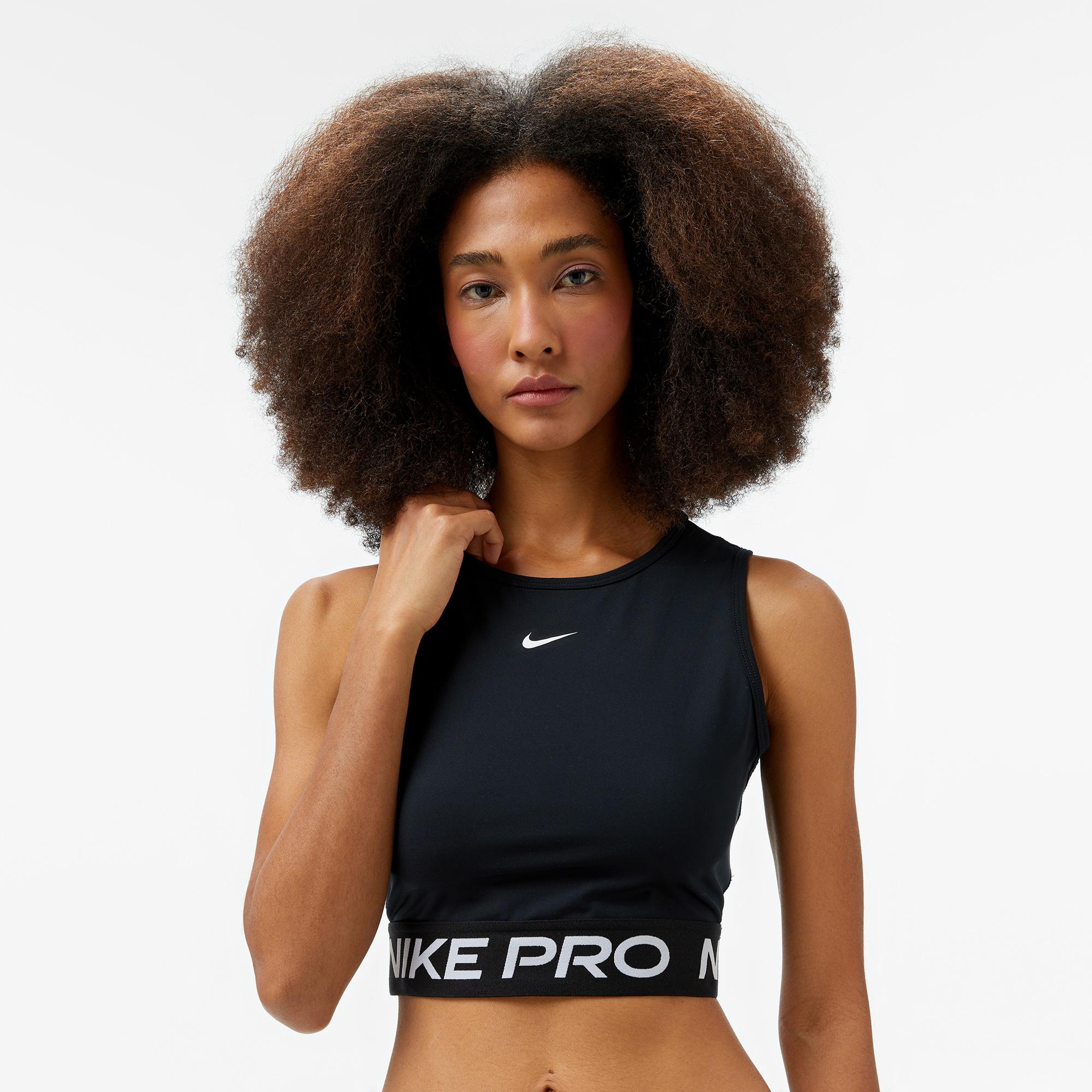 Nike Pro Dri-Fit 365 Kadın Siyah Crop T-Shirt