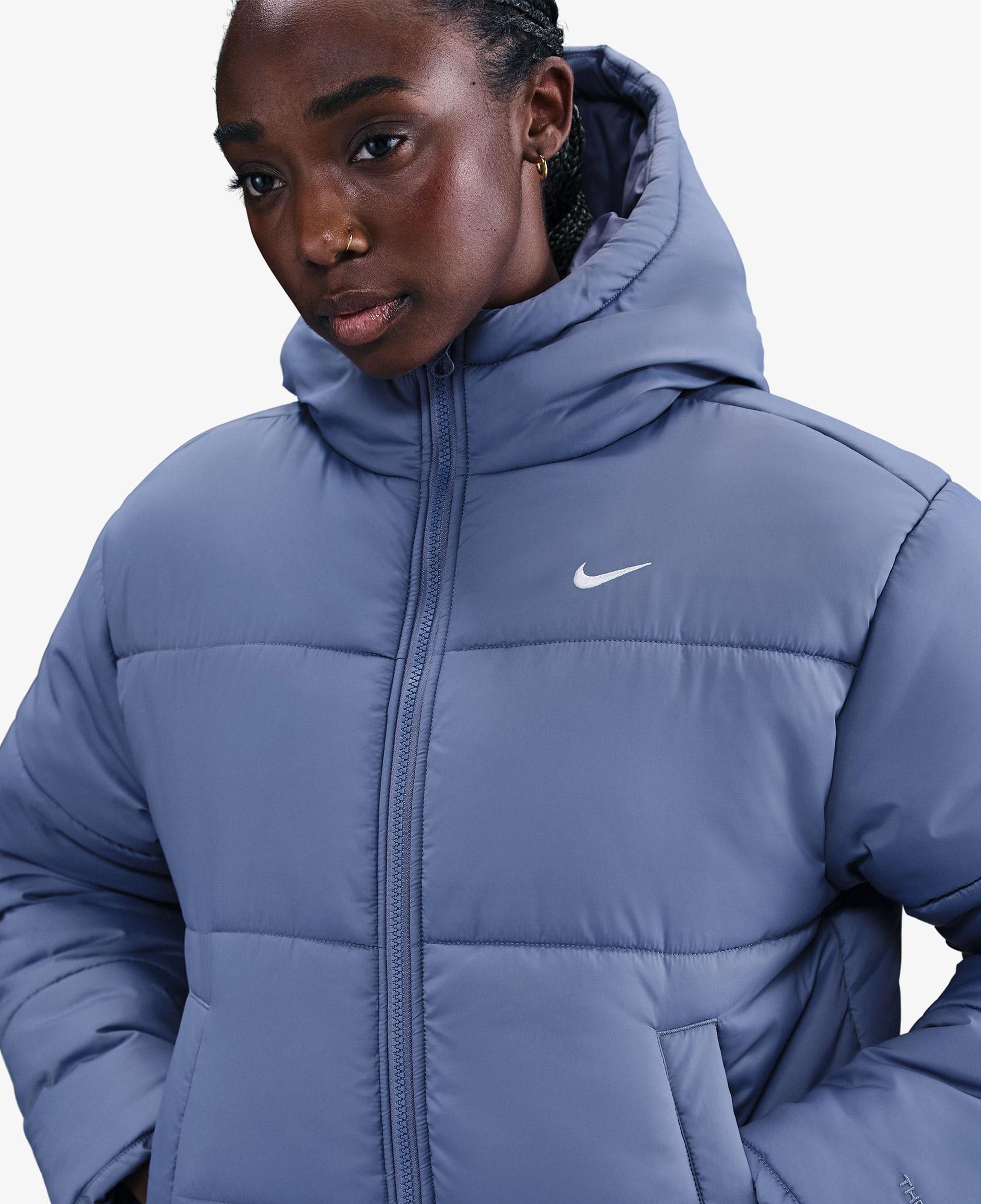 Nike Sportswear Classic Puffer Kadın Mavi Mont