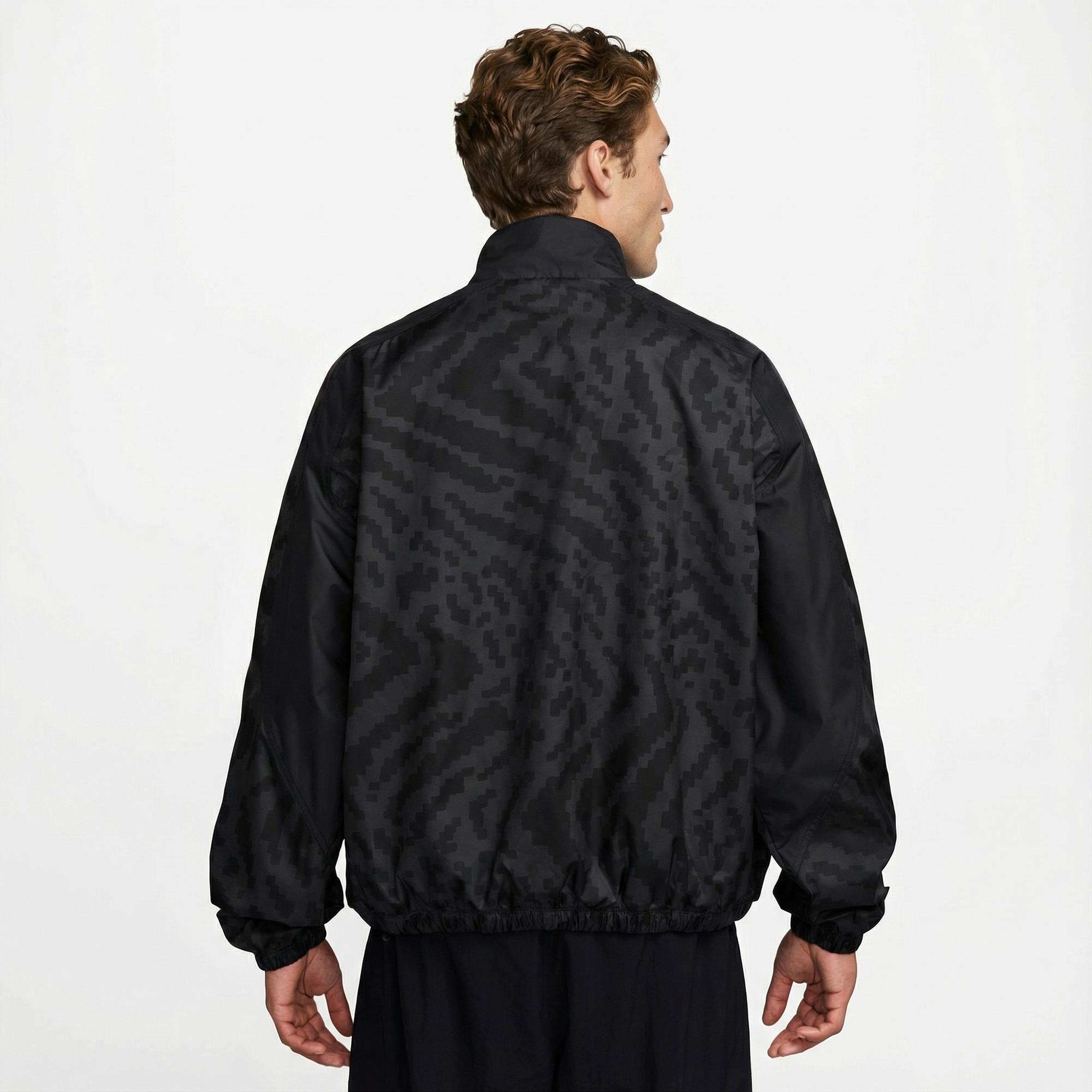 Nike Air Yarım Fermuarlı Erkek Siyah Ceket