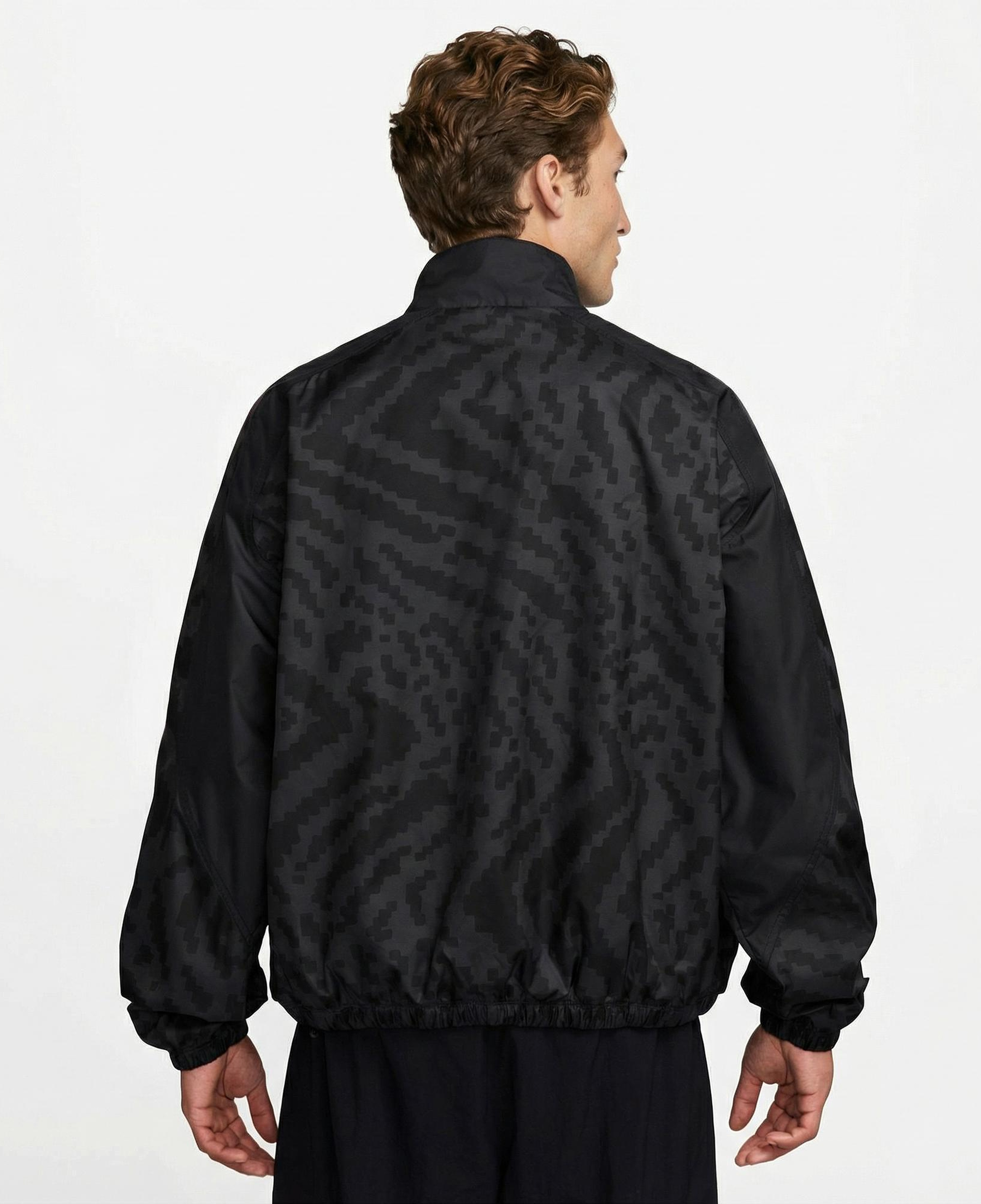 Nike Air Yarım Fermuarlı Erkek Siyah Ceket