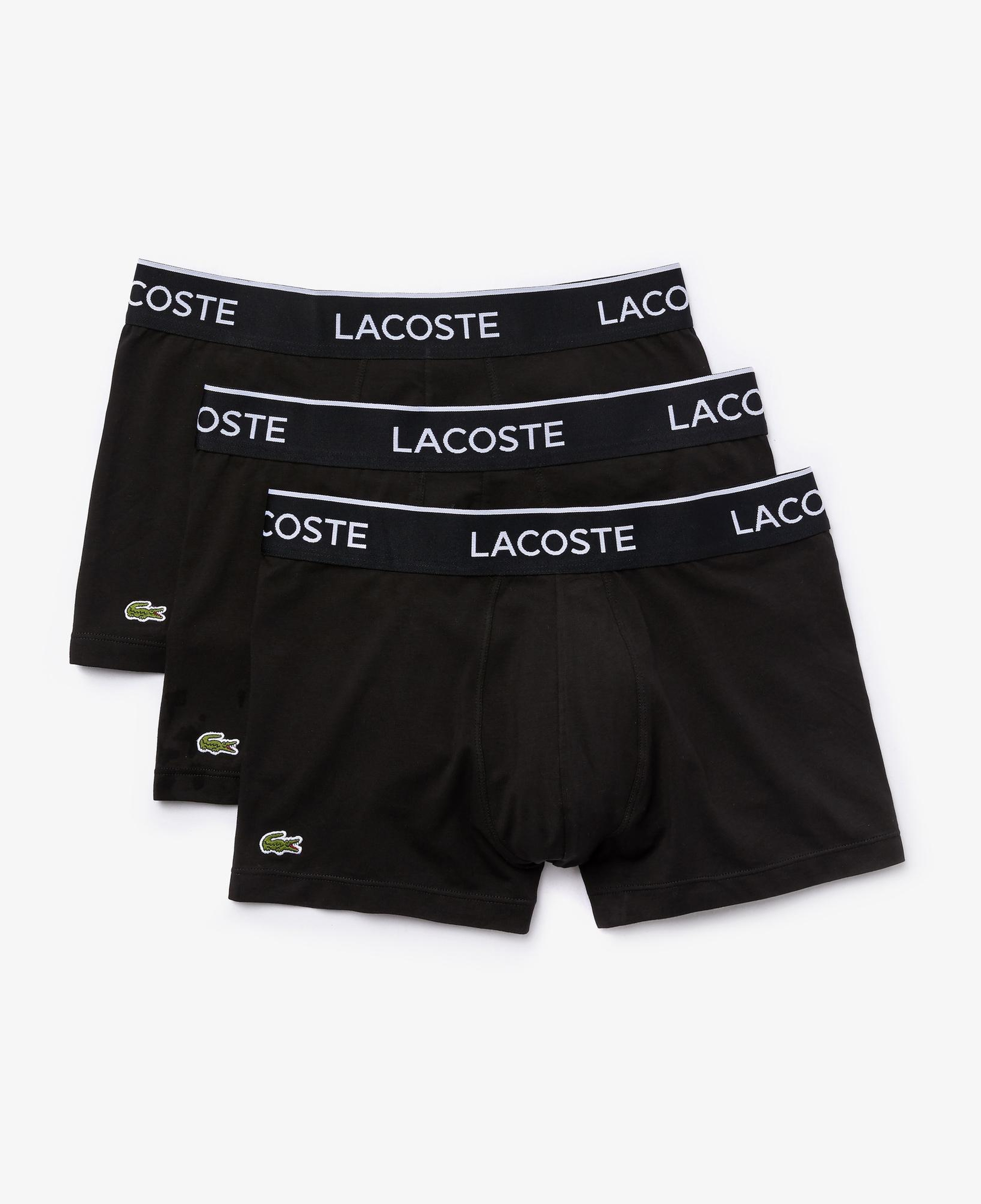 Lacoste Active Erkek 3'lü Siyah Boxer