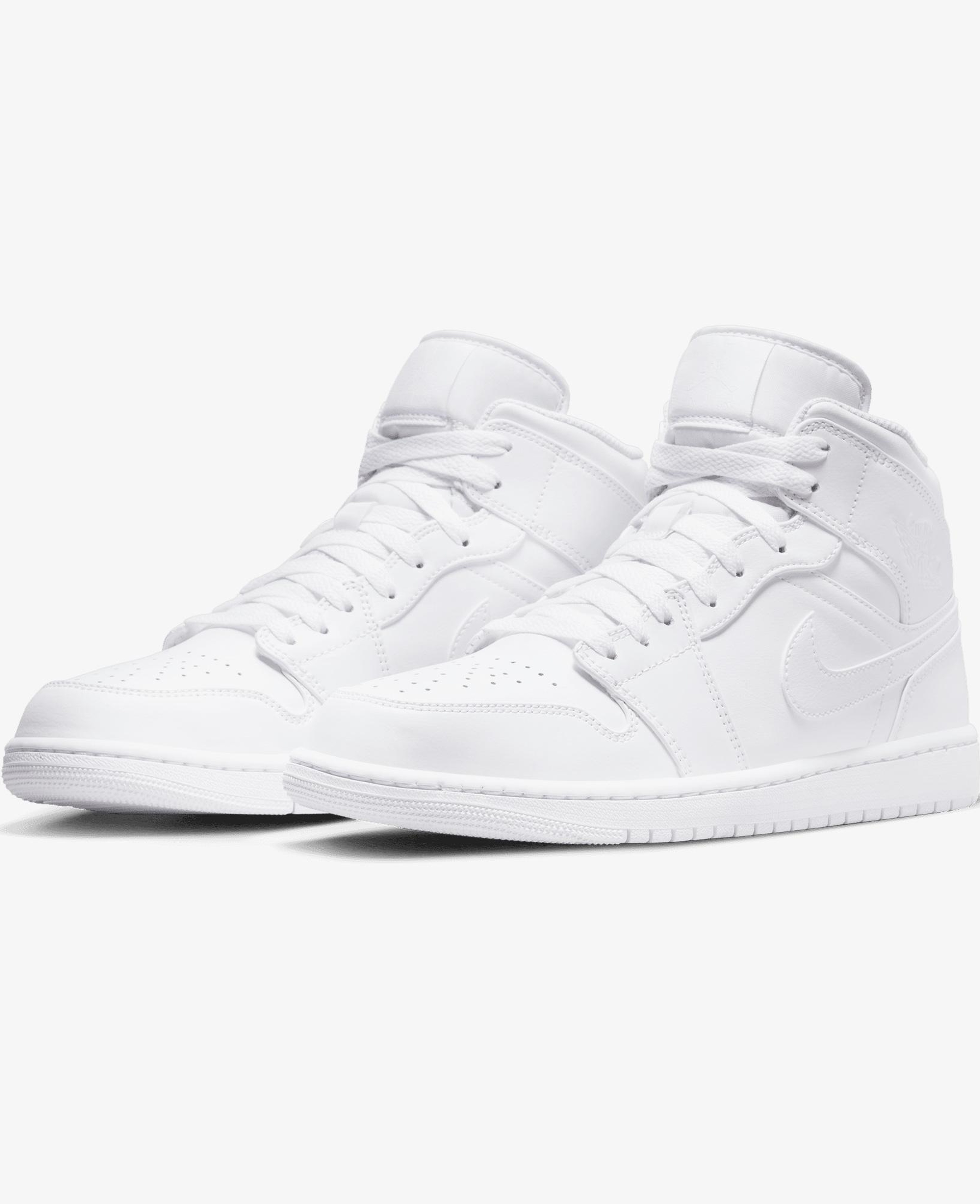 Jordan Air 1 Mid Beyaz Spor Ayakkabı