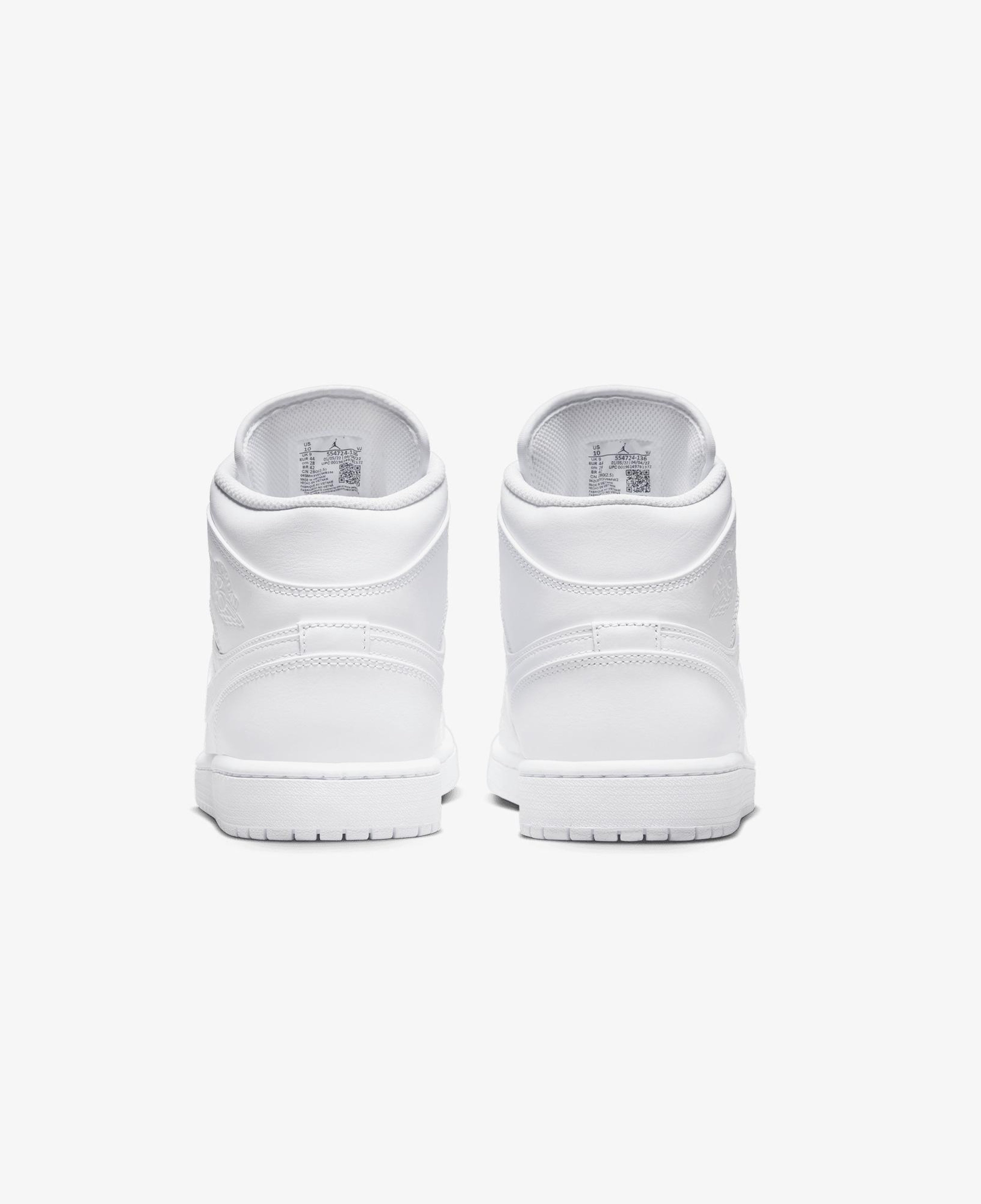 Jordan Air 1 Mid Beyaz Spor Ayakkabı