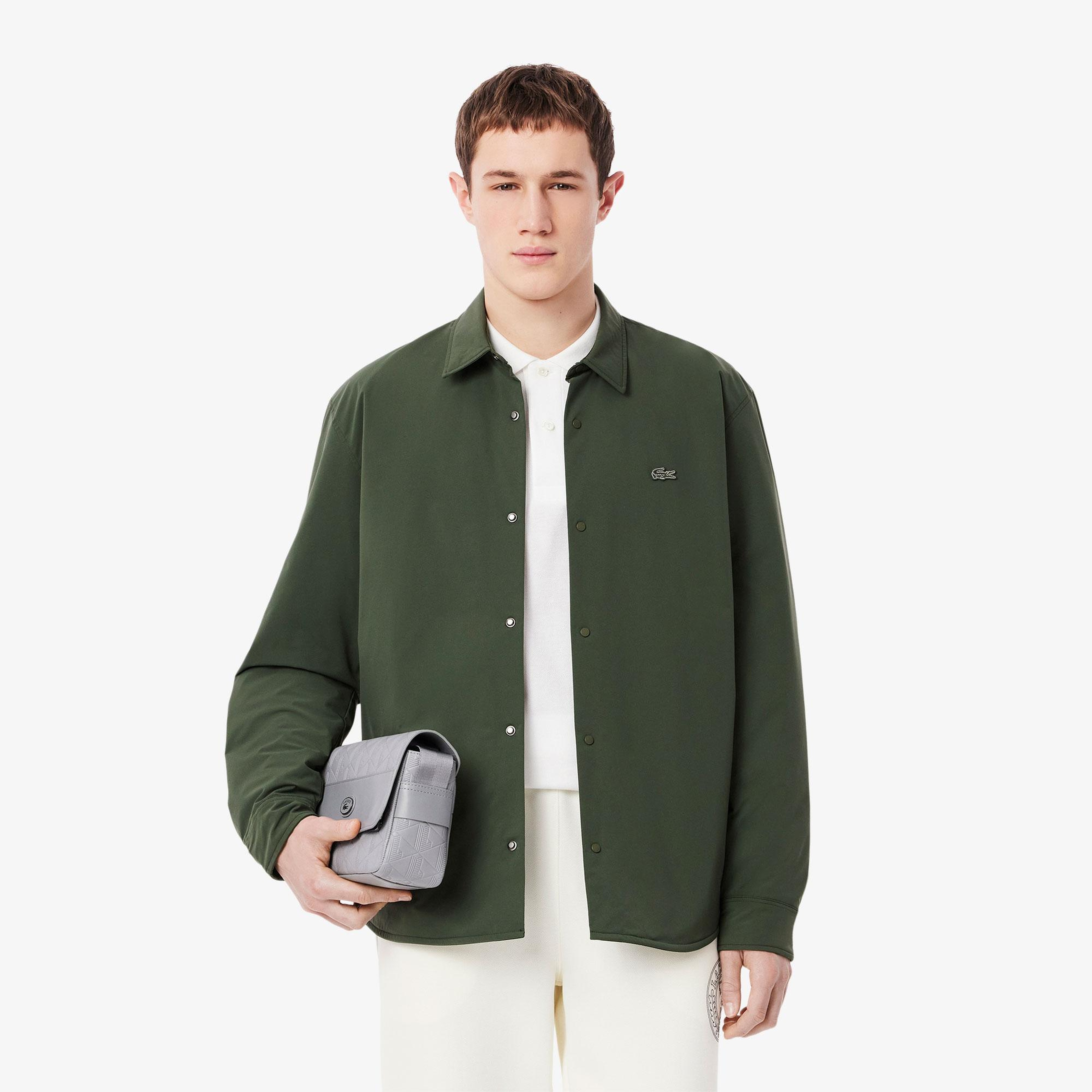 Lacoste Erkek Oversize Fit Haki Gömlek