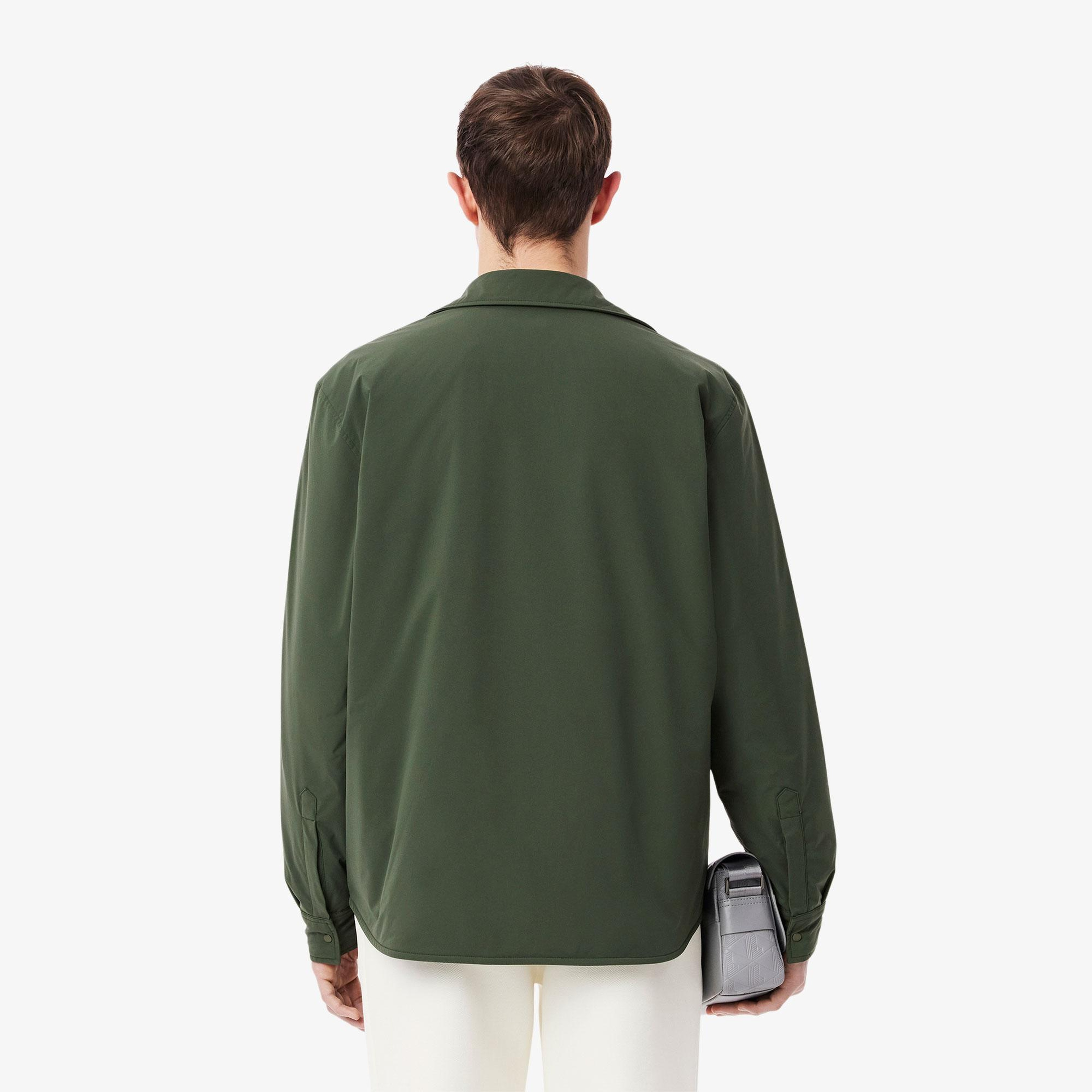 Lacoste Erkek Oversize Fit Haki Gömlek