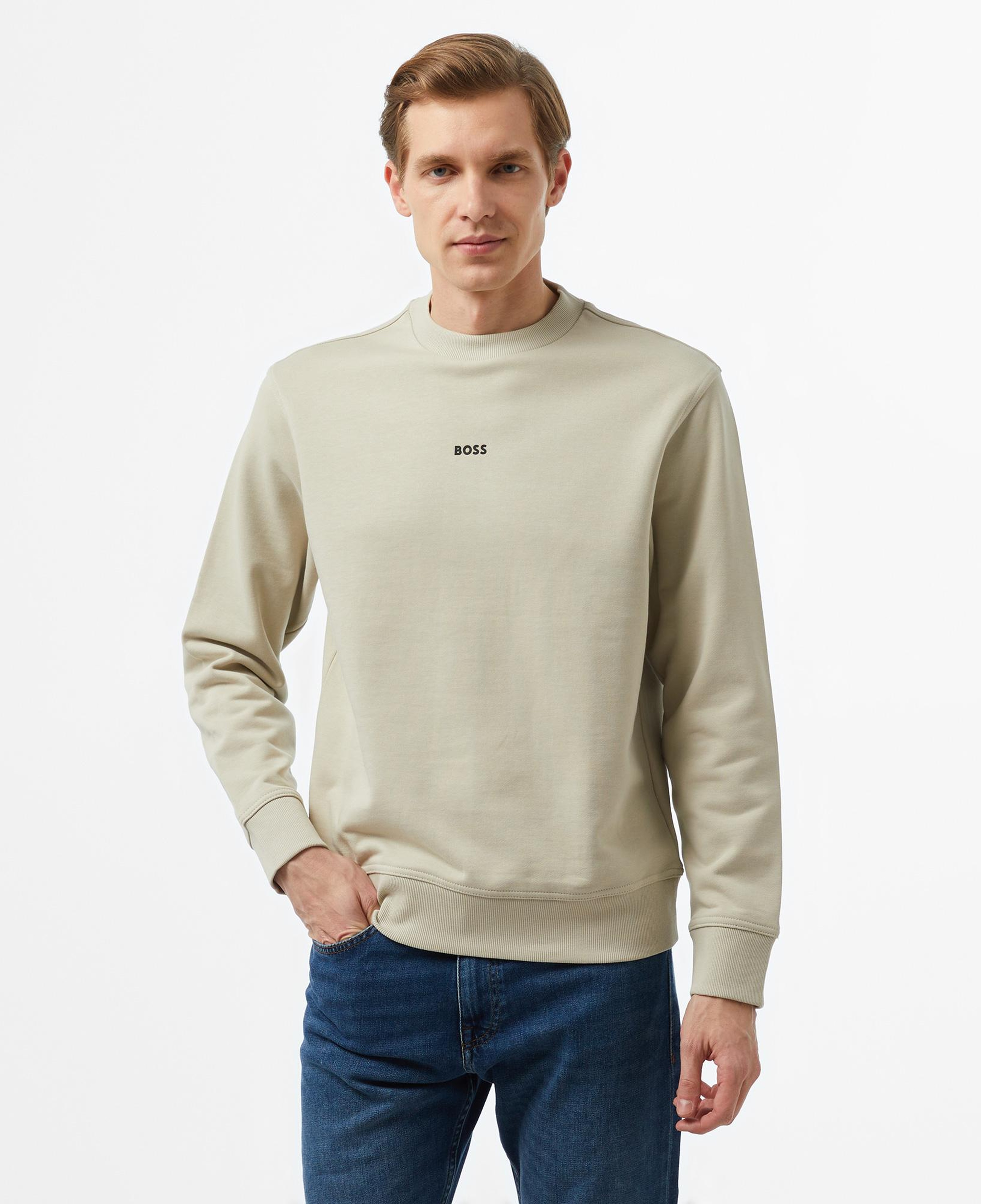 Boss Erkek Bej Sweatshirt