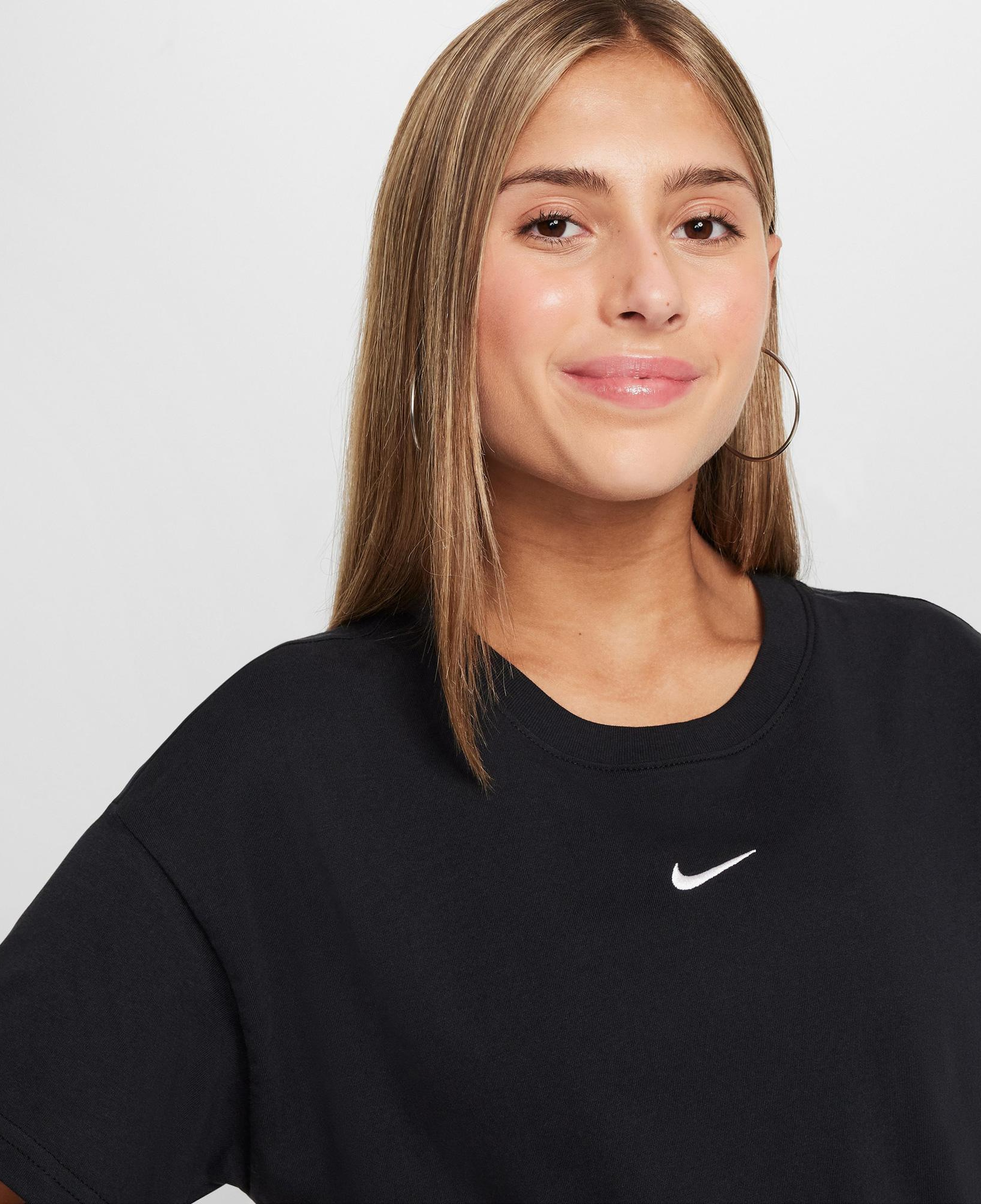 Nike Sportswear Boxy Essential Çocuk Siyah T-Shirt