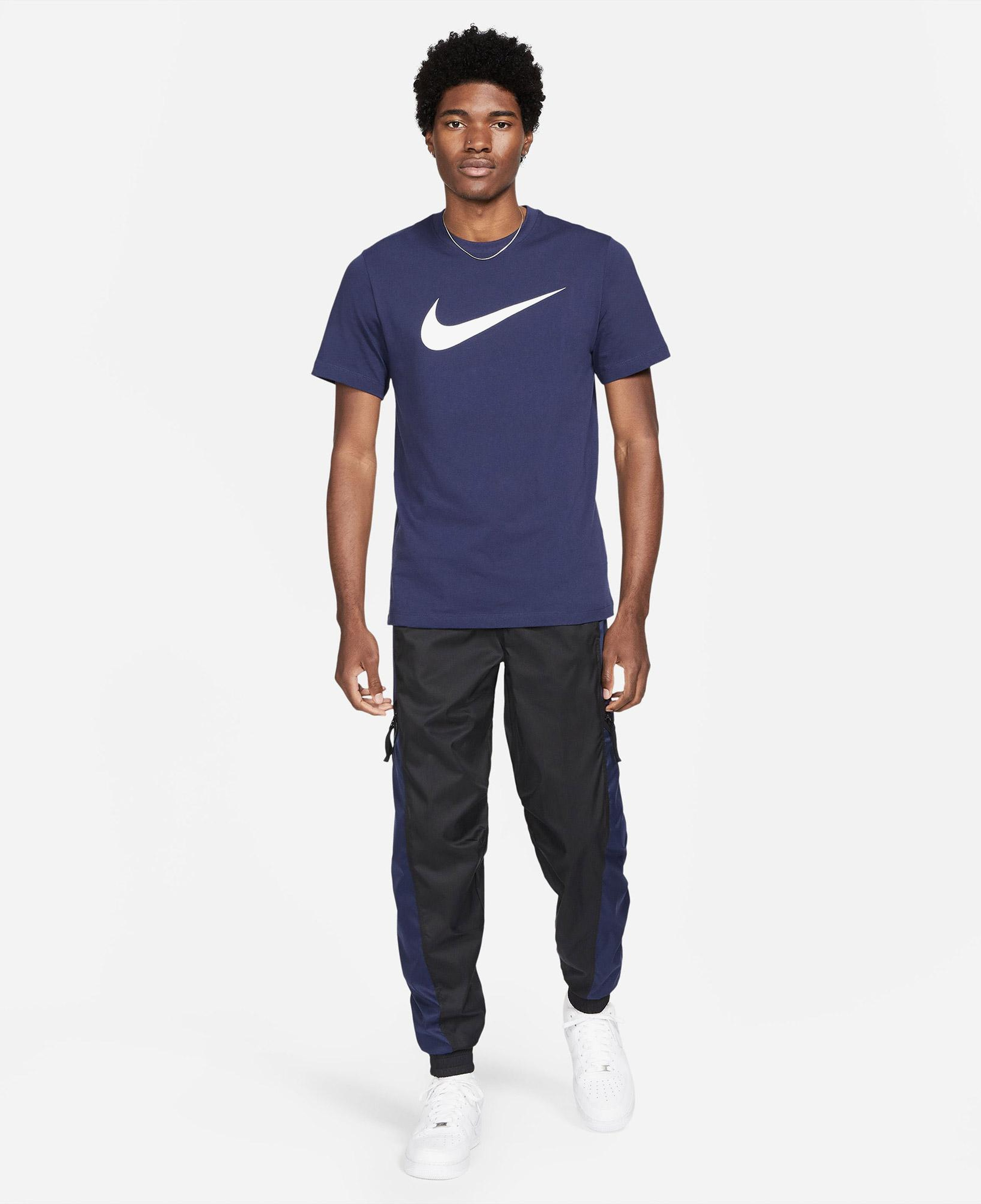 Nike Sportswear Icon Swoosh Erkek Lacivert T-Shirt