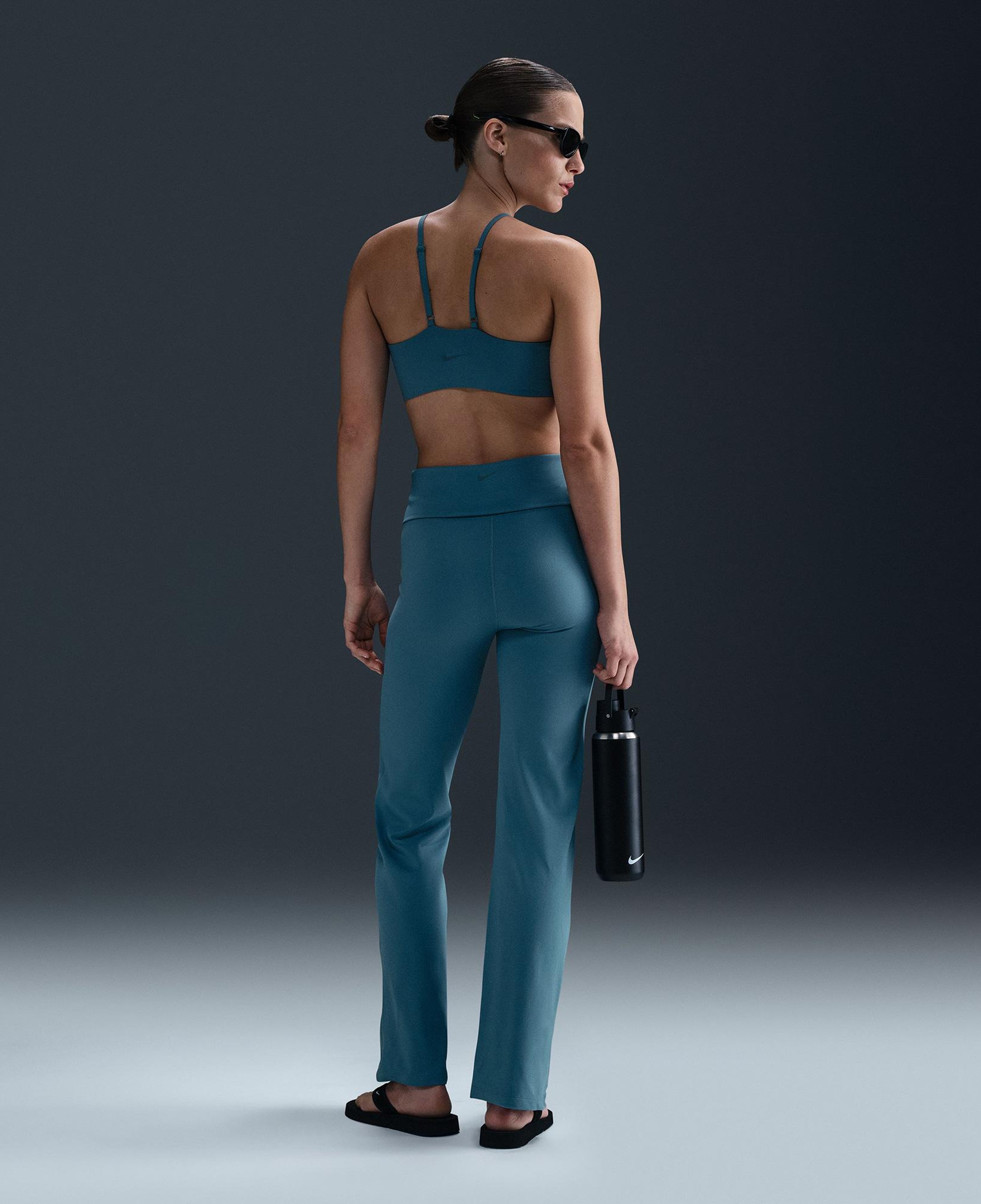 Nike One Dri-Fit High Rise Kadın Mavi Eşofman Altı