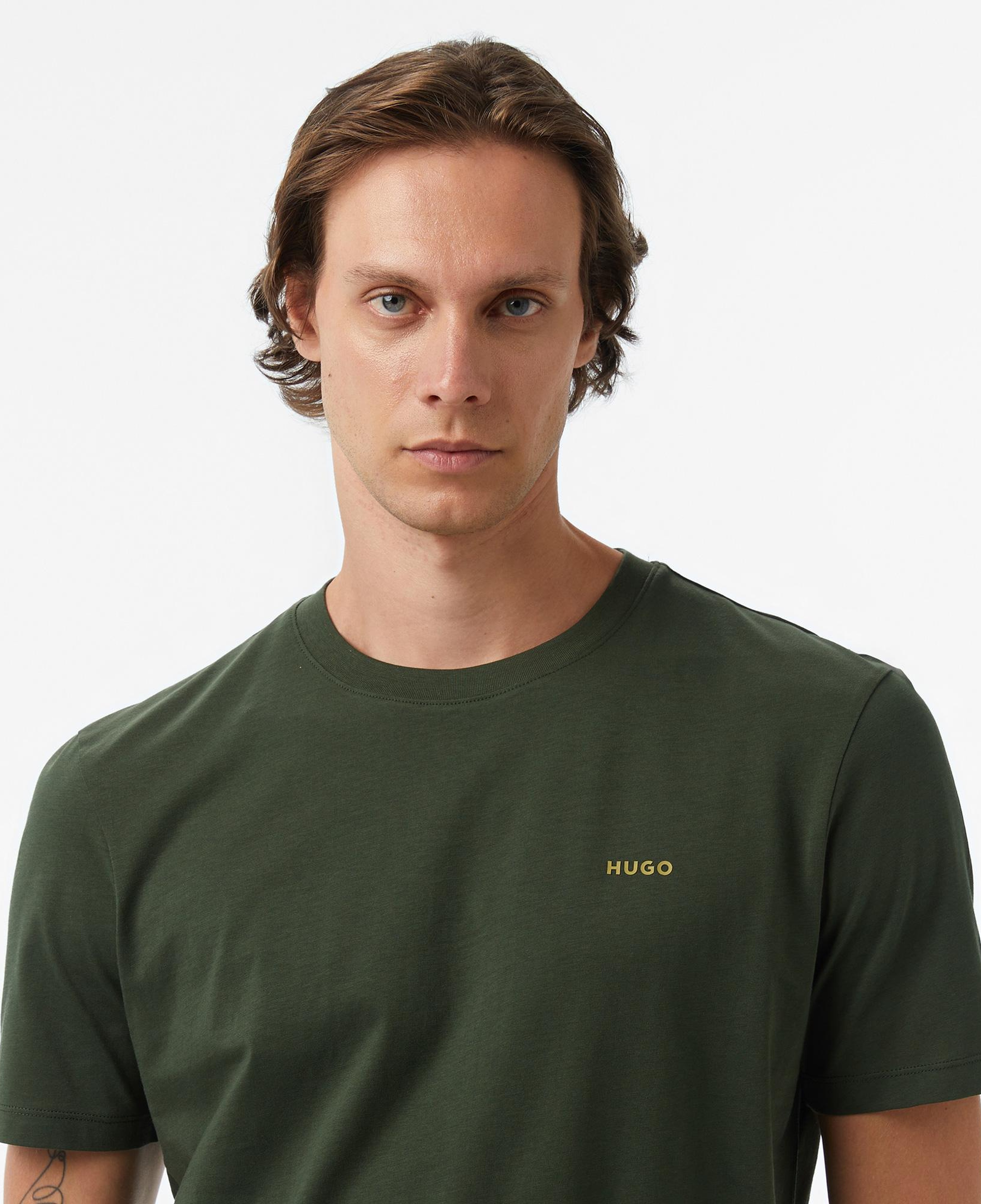 Hugo Dero 222 Erkek Koyu Yeşil T-Shirt