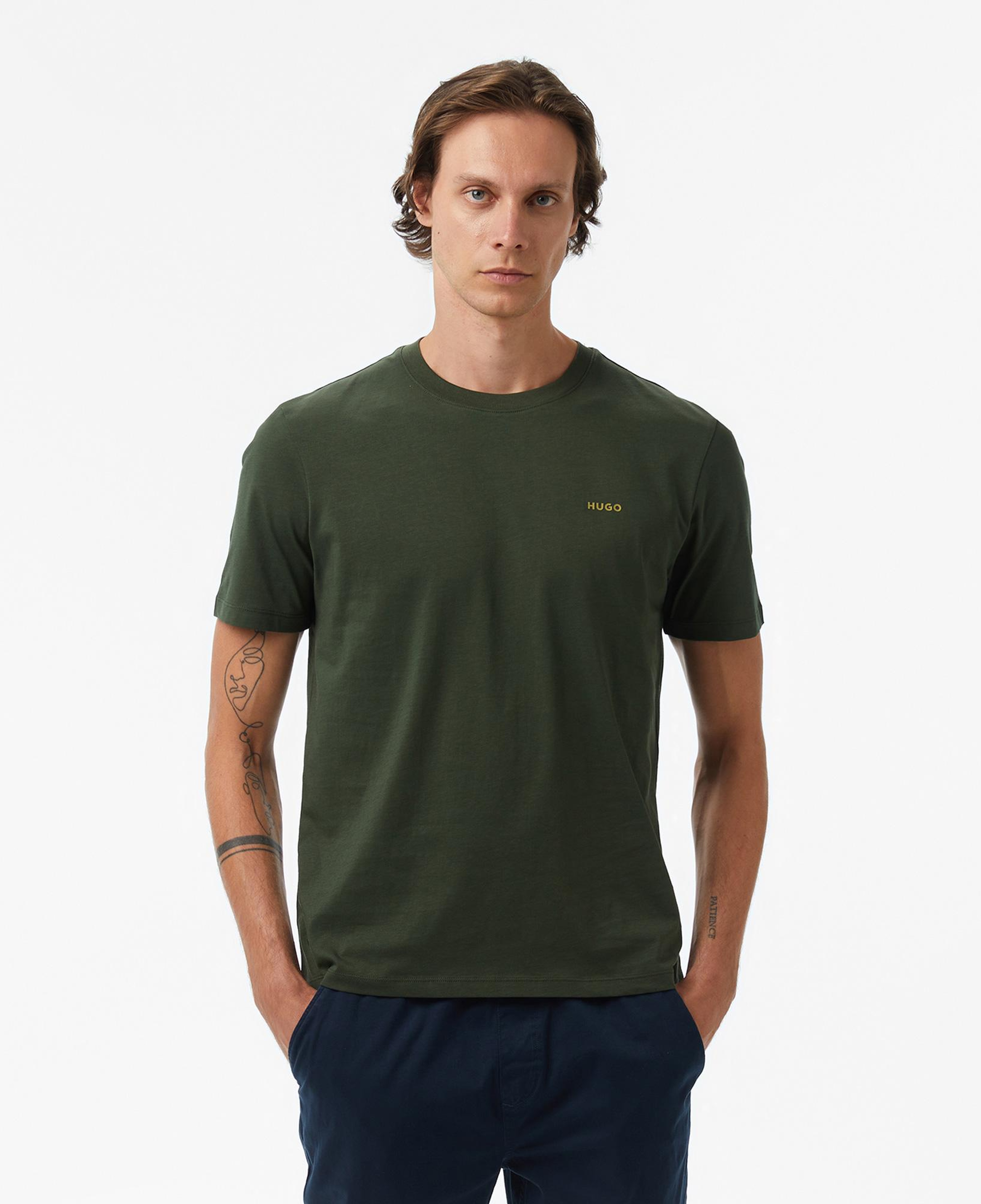 Hugo Dero 222 Erkek Koyu Yeşil T-Shirt