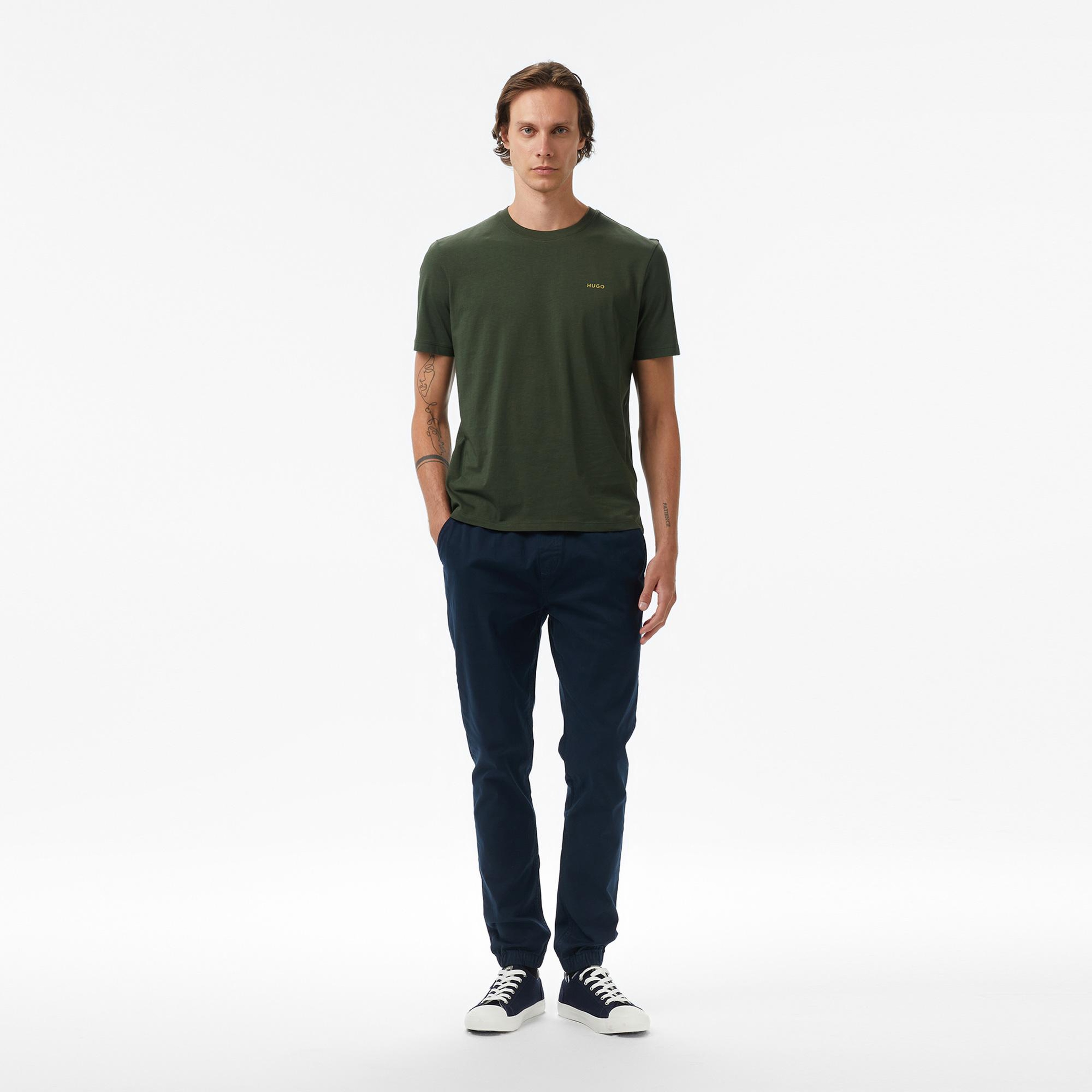 Hugo Dero 222 Erkek Koyu Yeşil T-Shirt