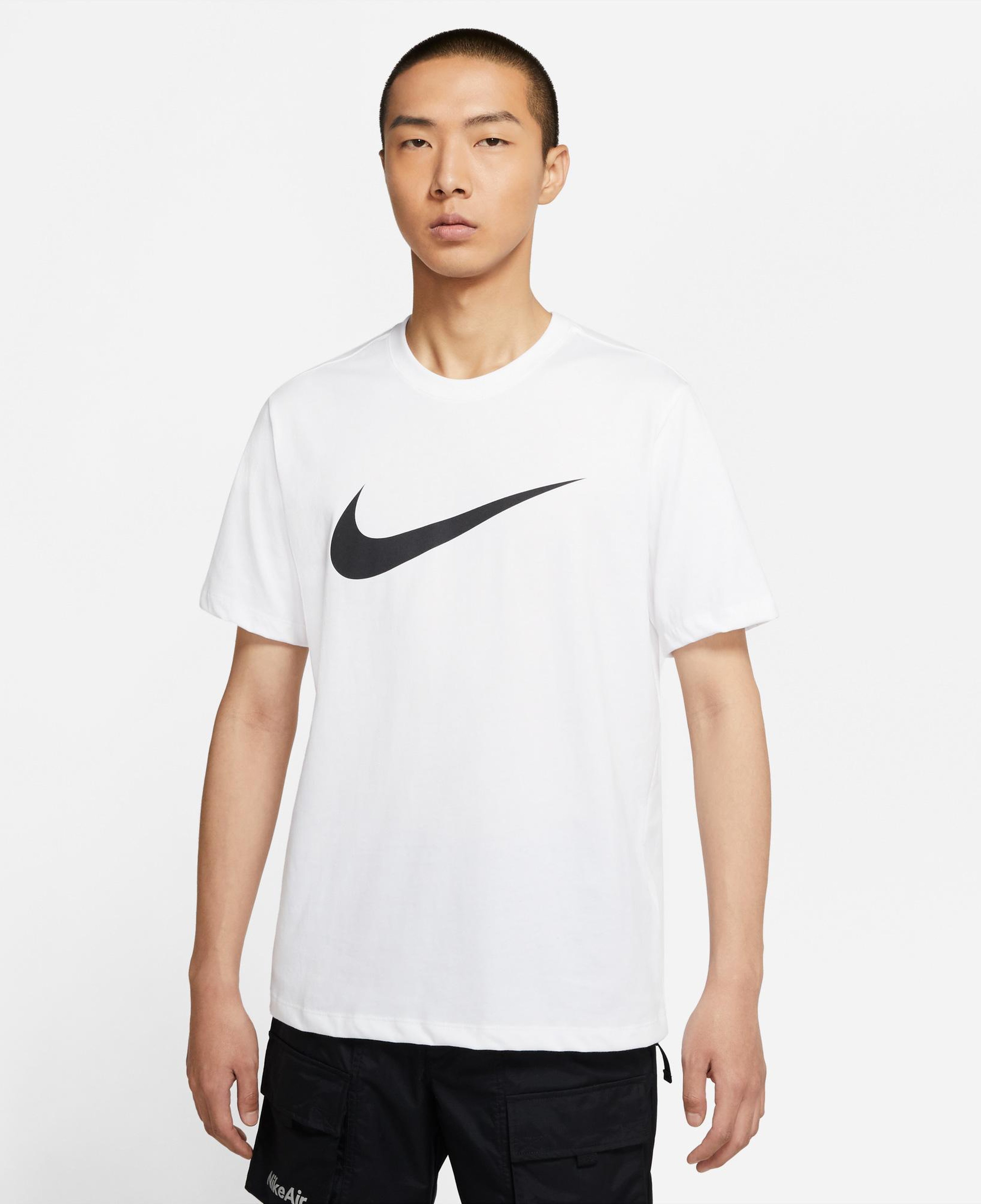 Nike Sportswear Icon Swoosh Erkek Beyaz T-Shirt