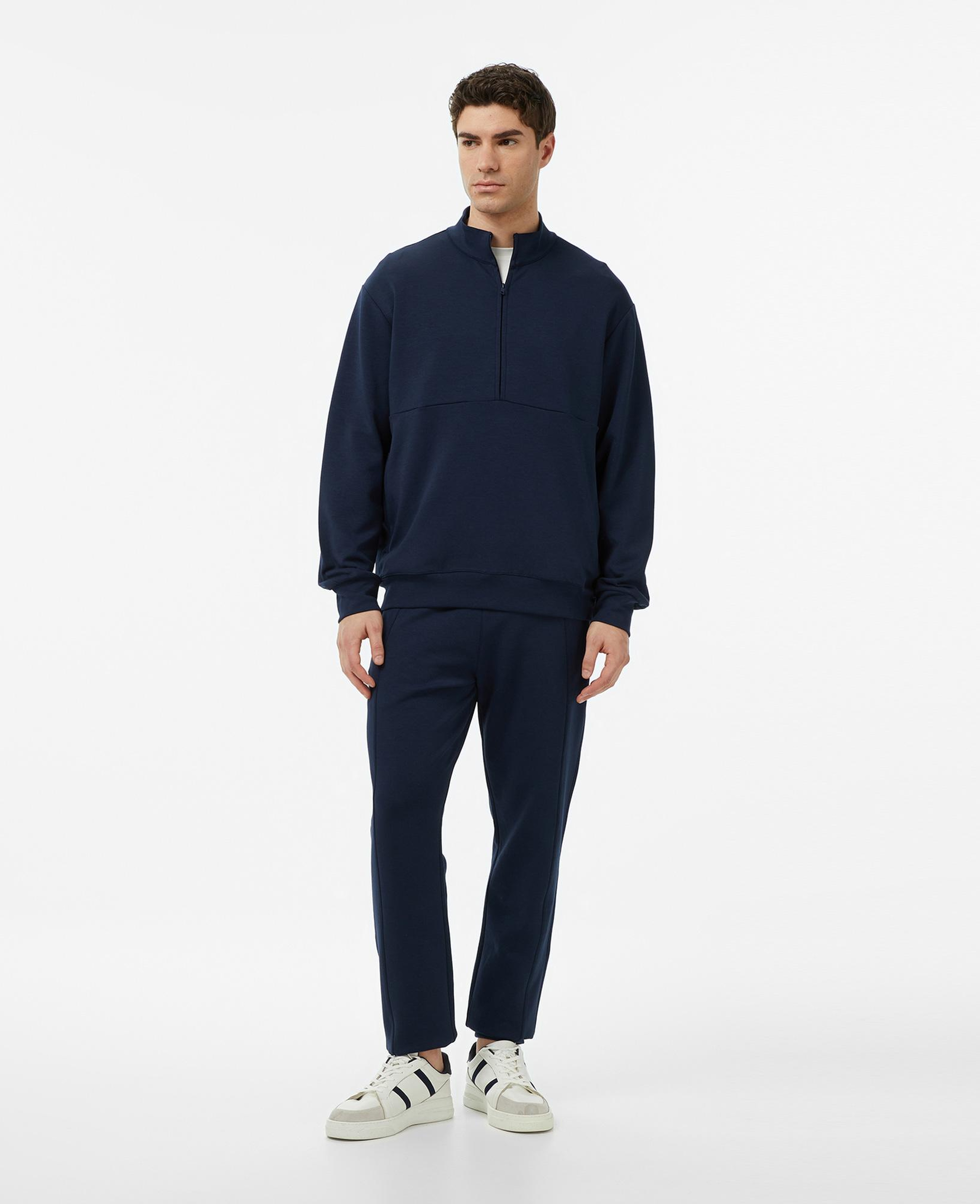 Nautica Erkek Lacivert Regular Fit Sweatshirt