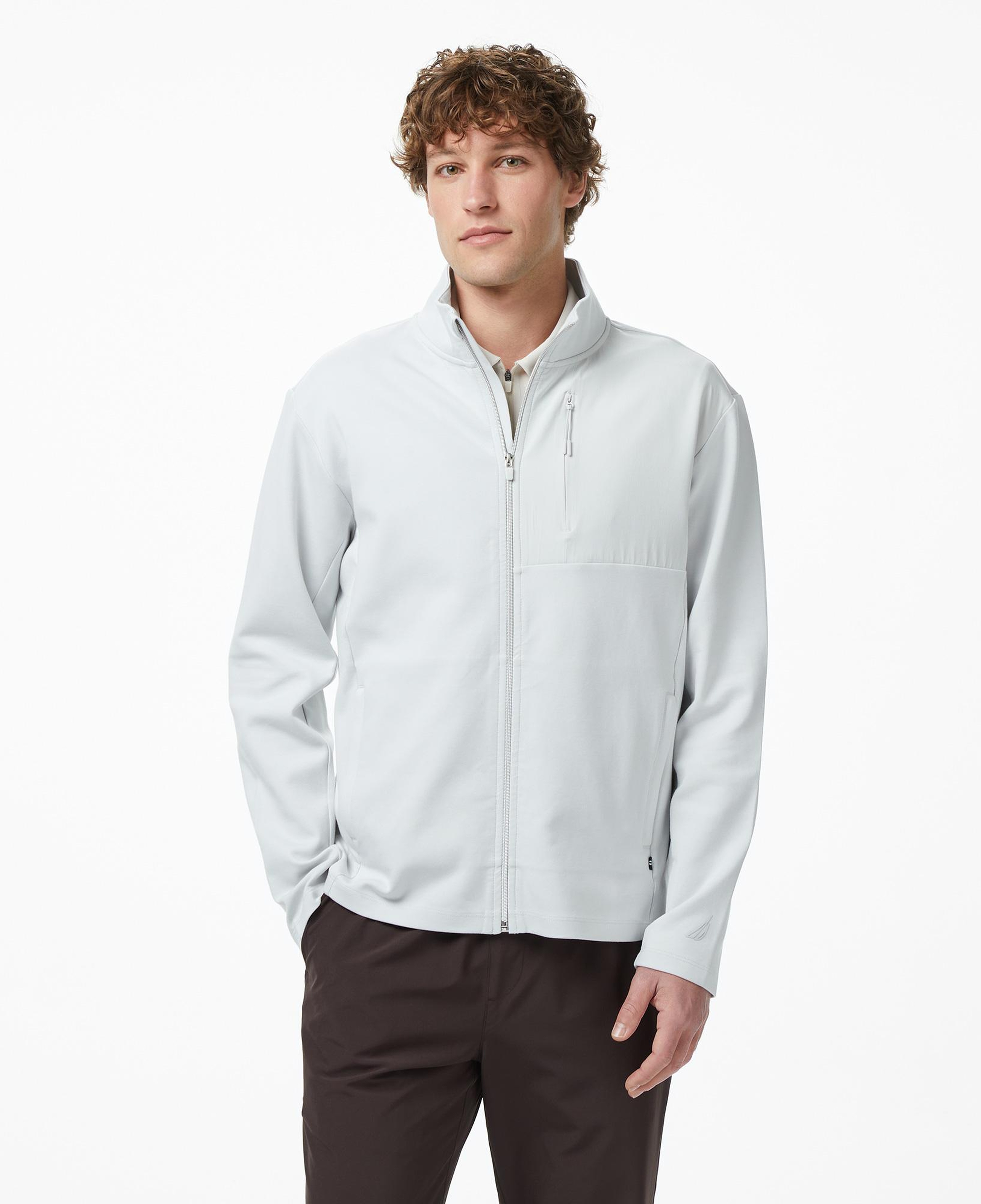 Nautica Erkek Gri Regular Fit Dik Yaka Sweatshirt