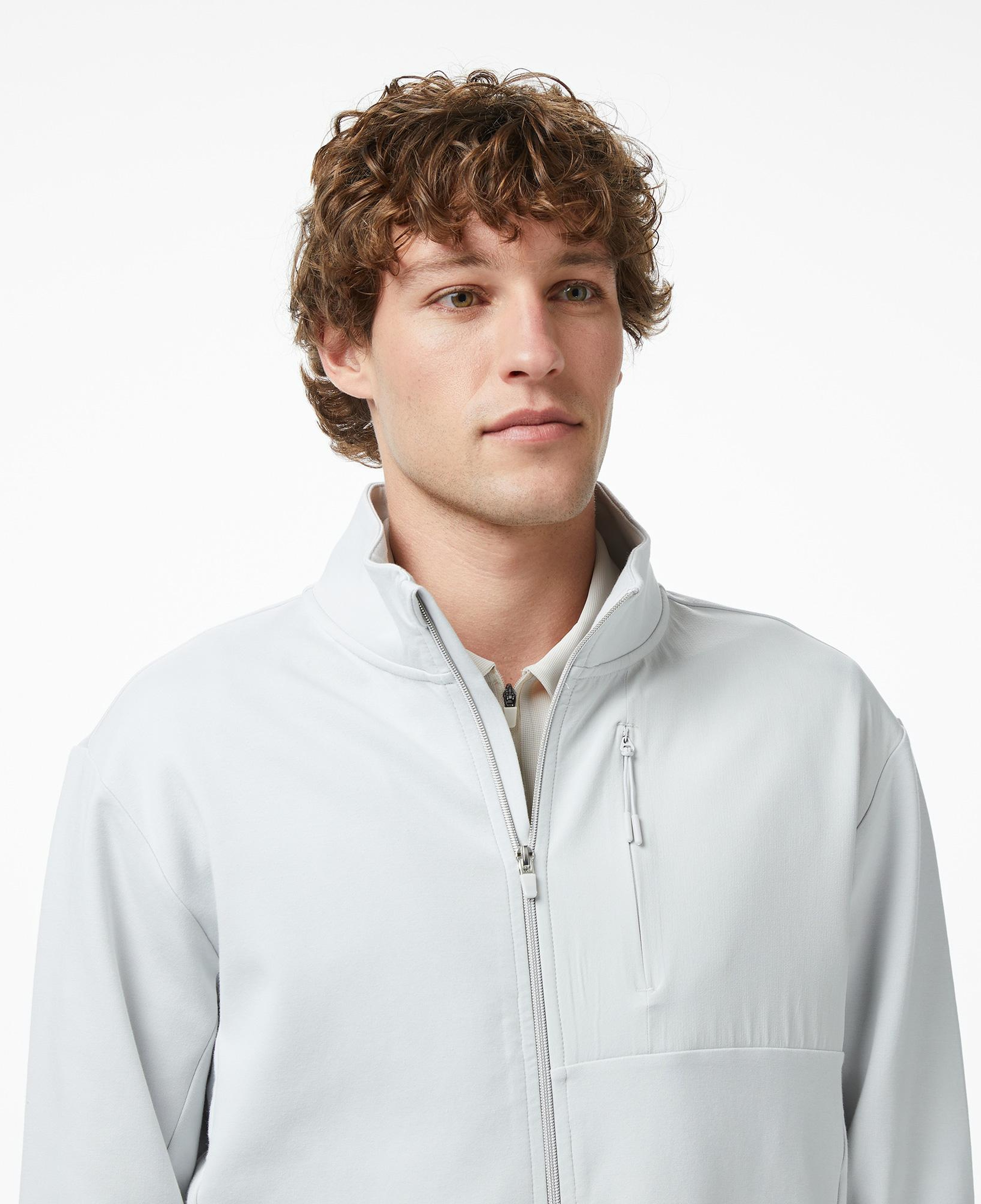 Nautica Erkek Gri Regular Fit Dik Yaka Sweatshirt