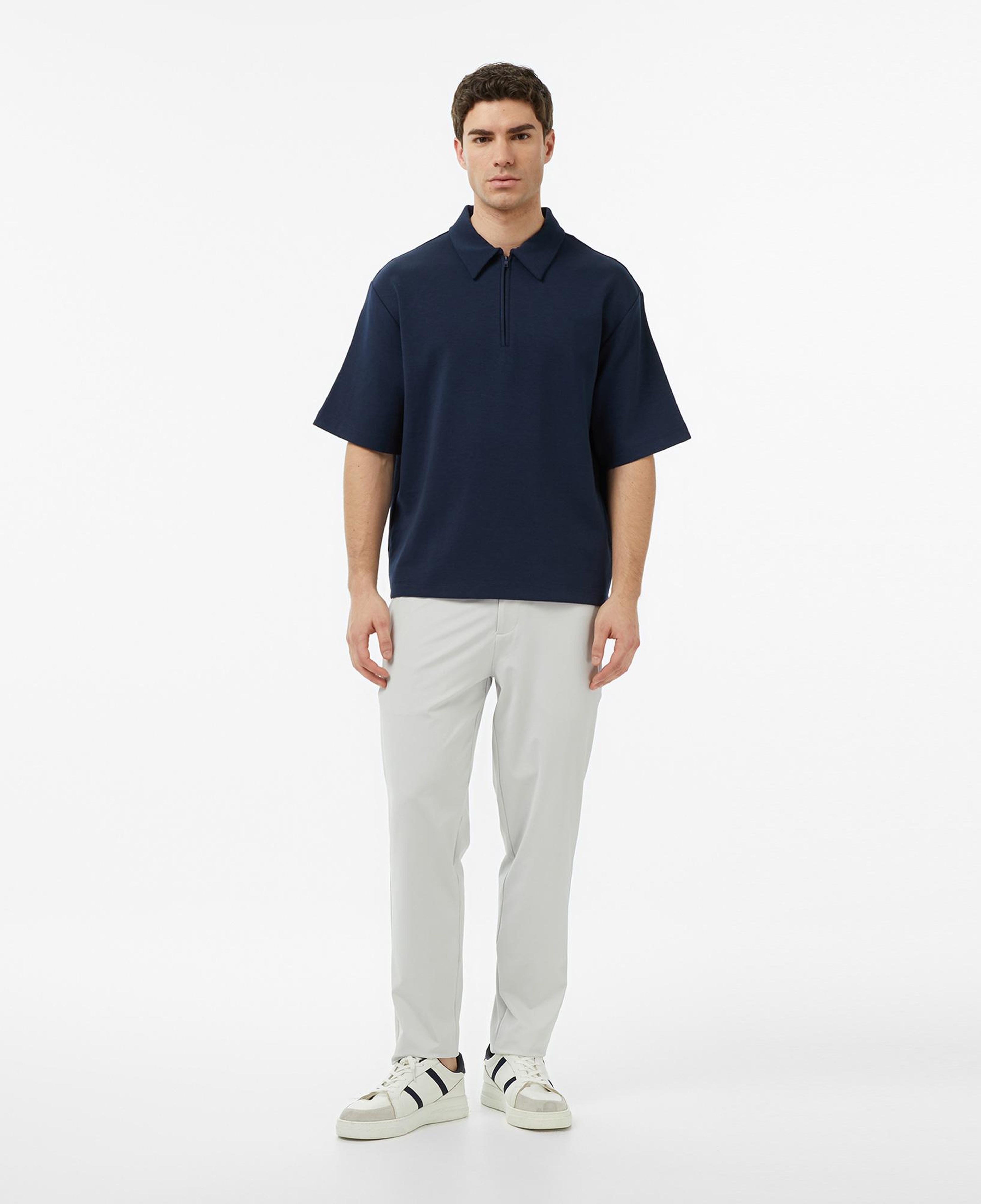 Nautica Erkek Lacivert Regular Fit Polo Yaka T-Shirt