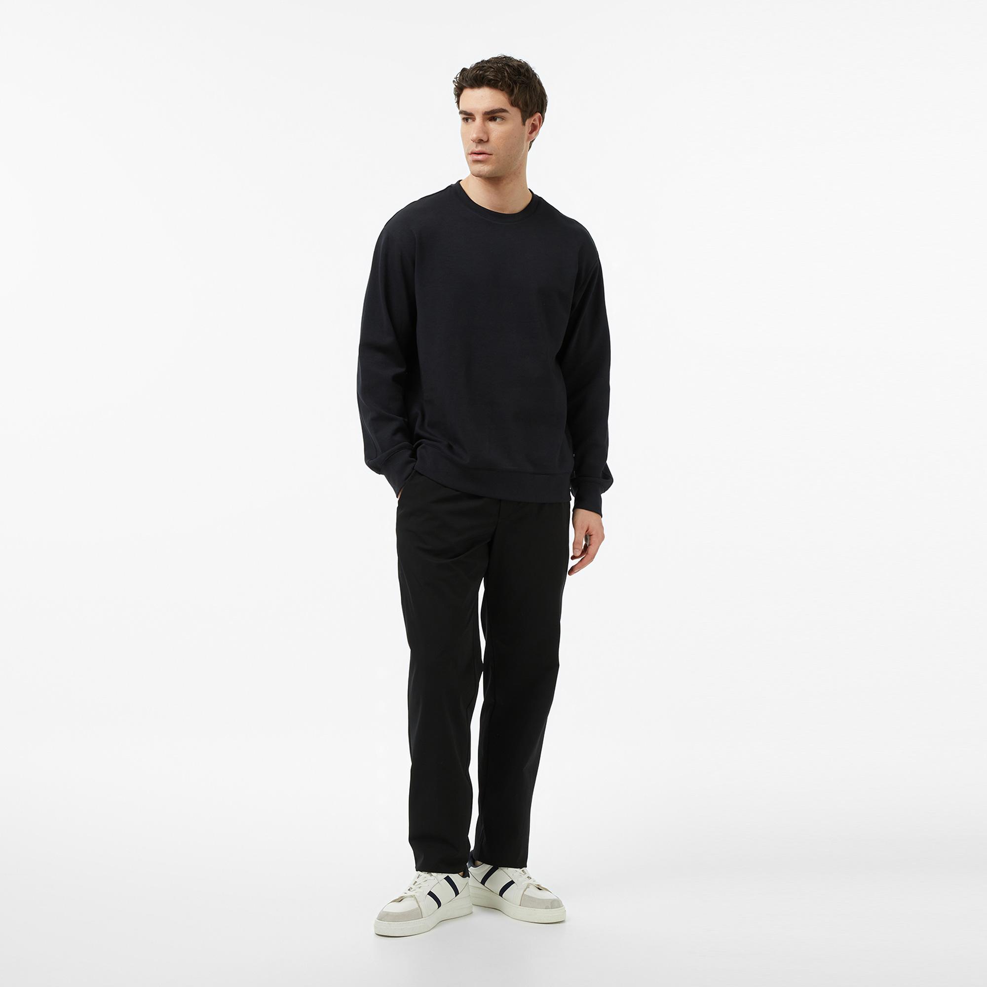 Nautica Erkek Siyah Regular Fit Sweatshirt