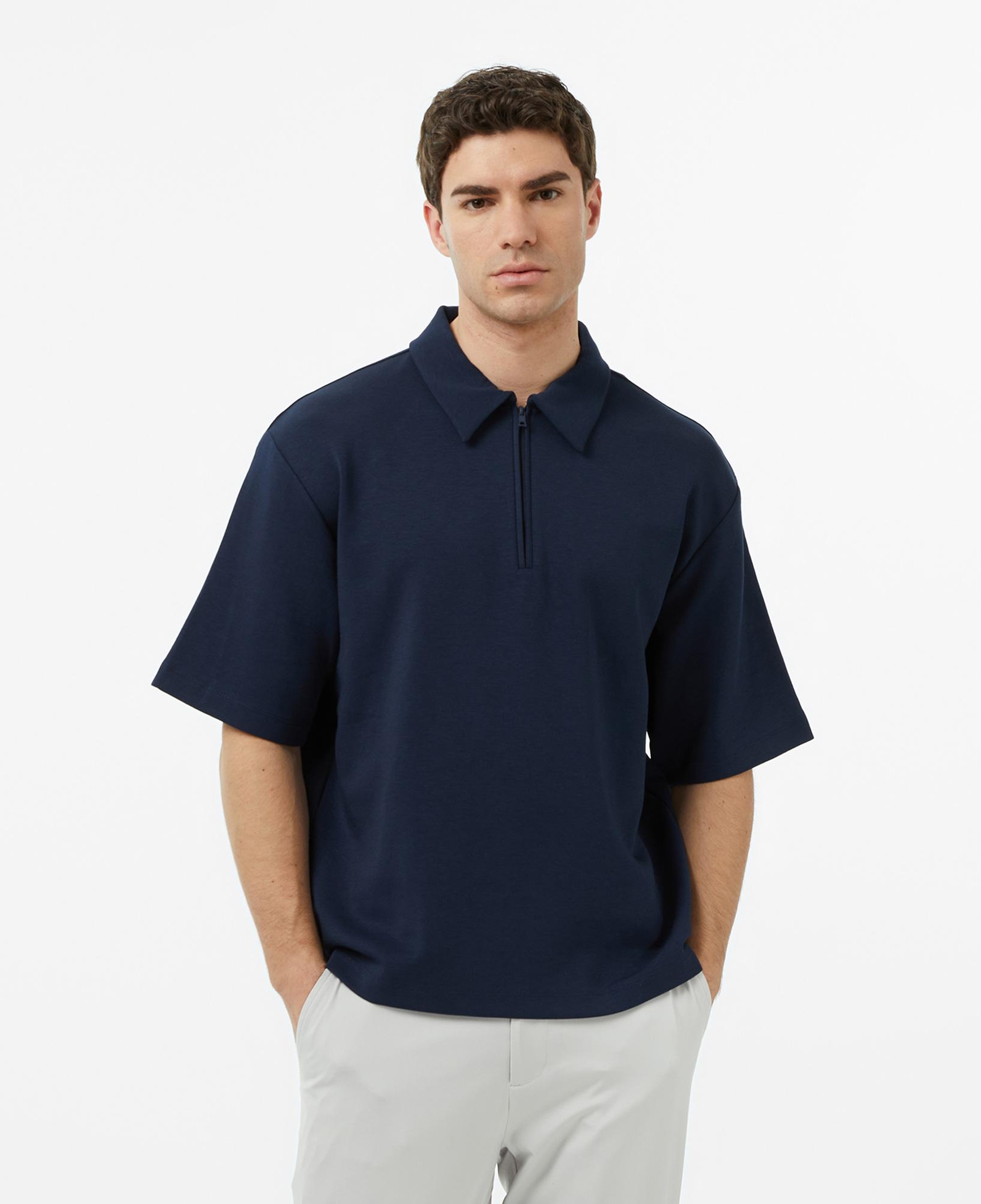 Nautica Erkek Lacivert Regular Fit Polo Yaka T-Shirt