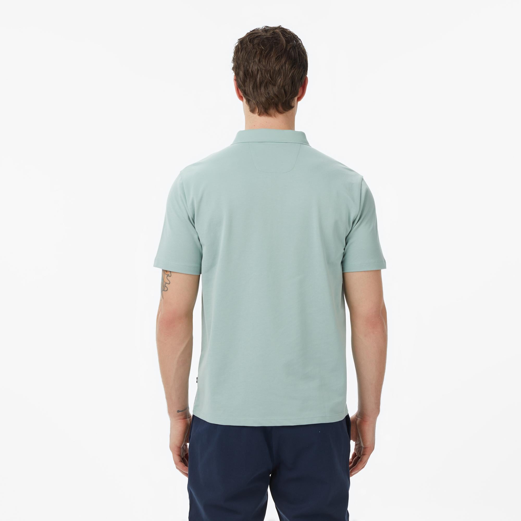 Nautica Erkek Yeşil Regular Fit Polo Yaka T-Shirt