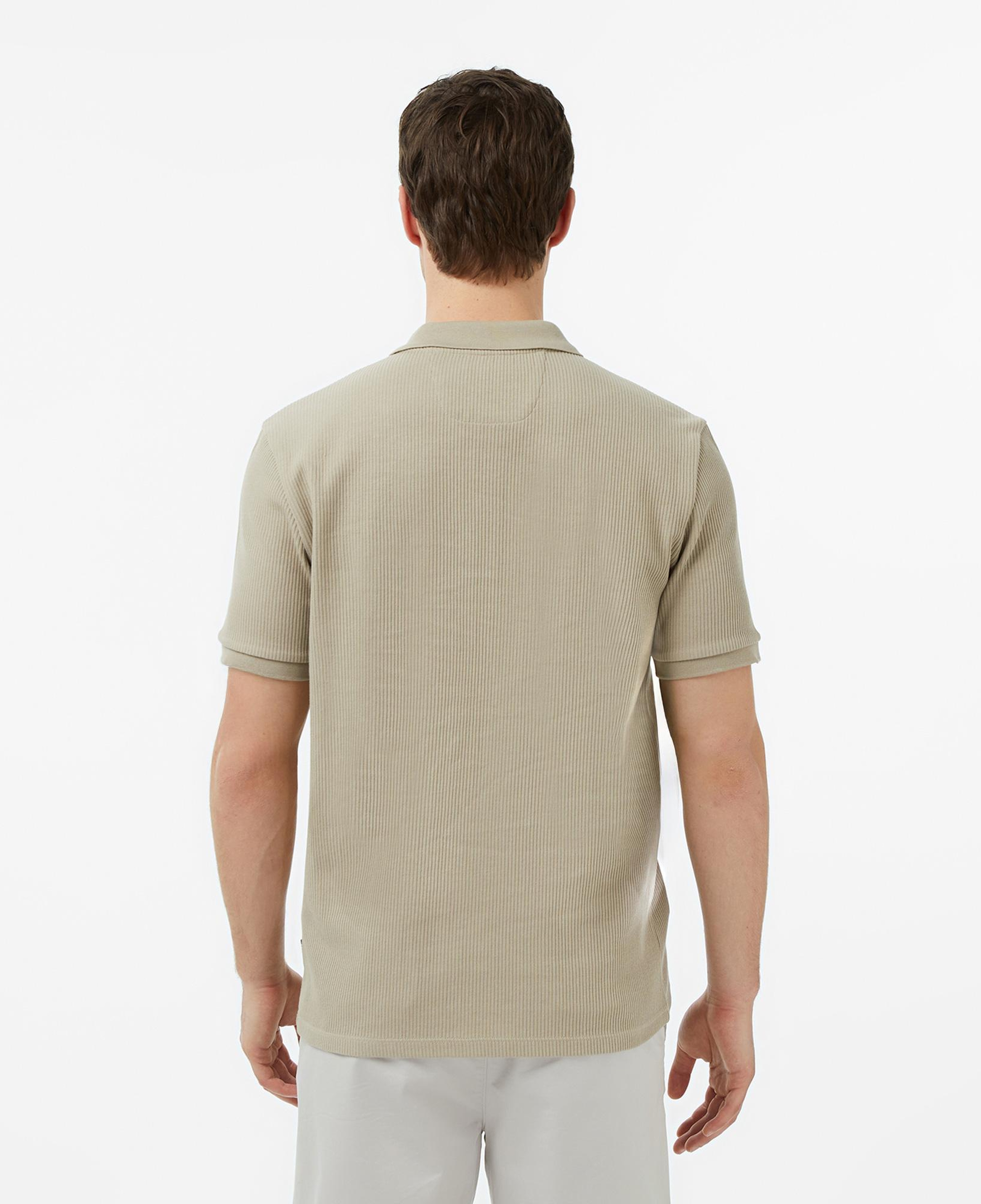 Nautica Erkek Bej Slim Fit Polo Yaka T-Shirt