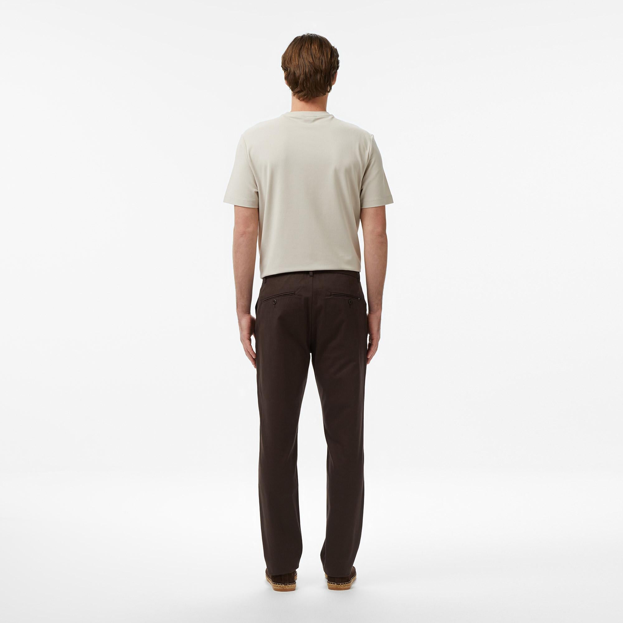 Nautica Erkek Kahverengi Tapered Pantolon