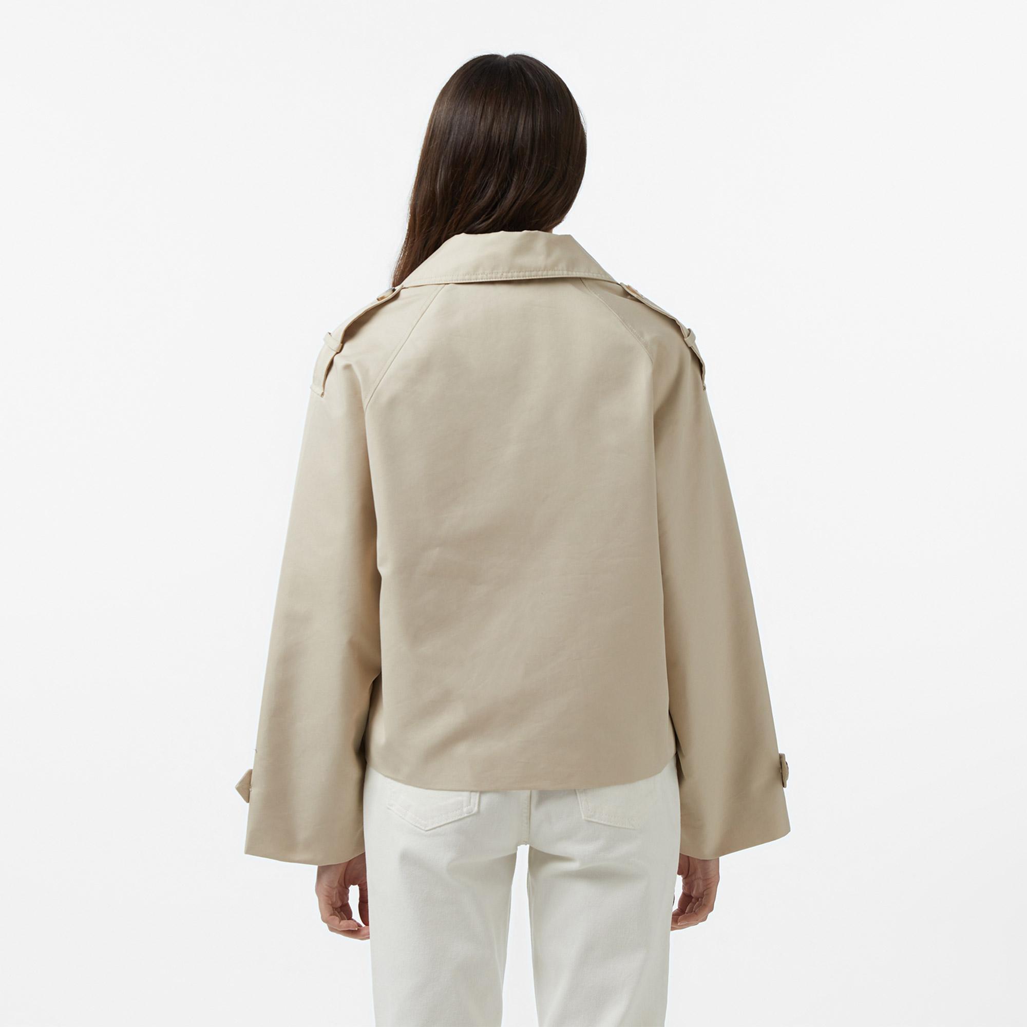 Nautica Kadın Bej Regular Fit Trençkot