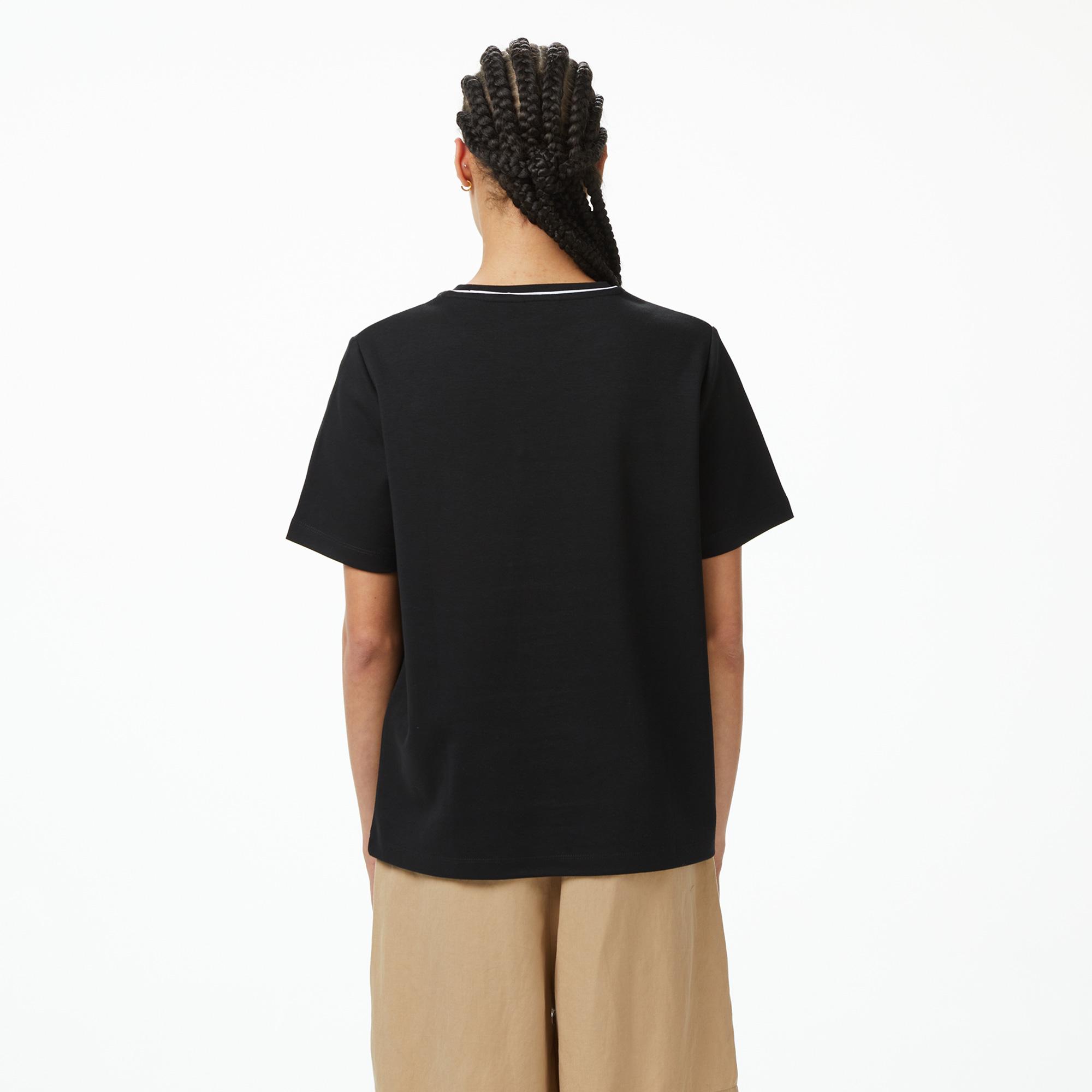 Nautica Kadın Siyah Regular Fit T-Shirt