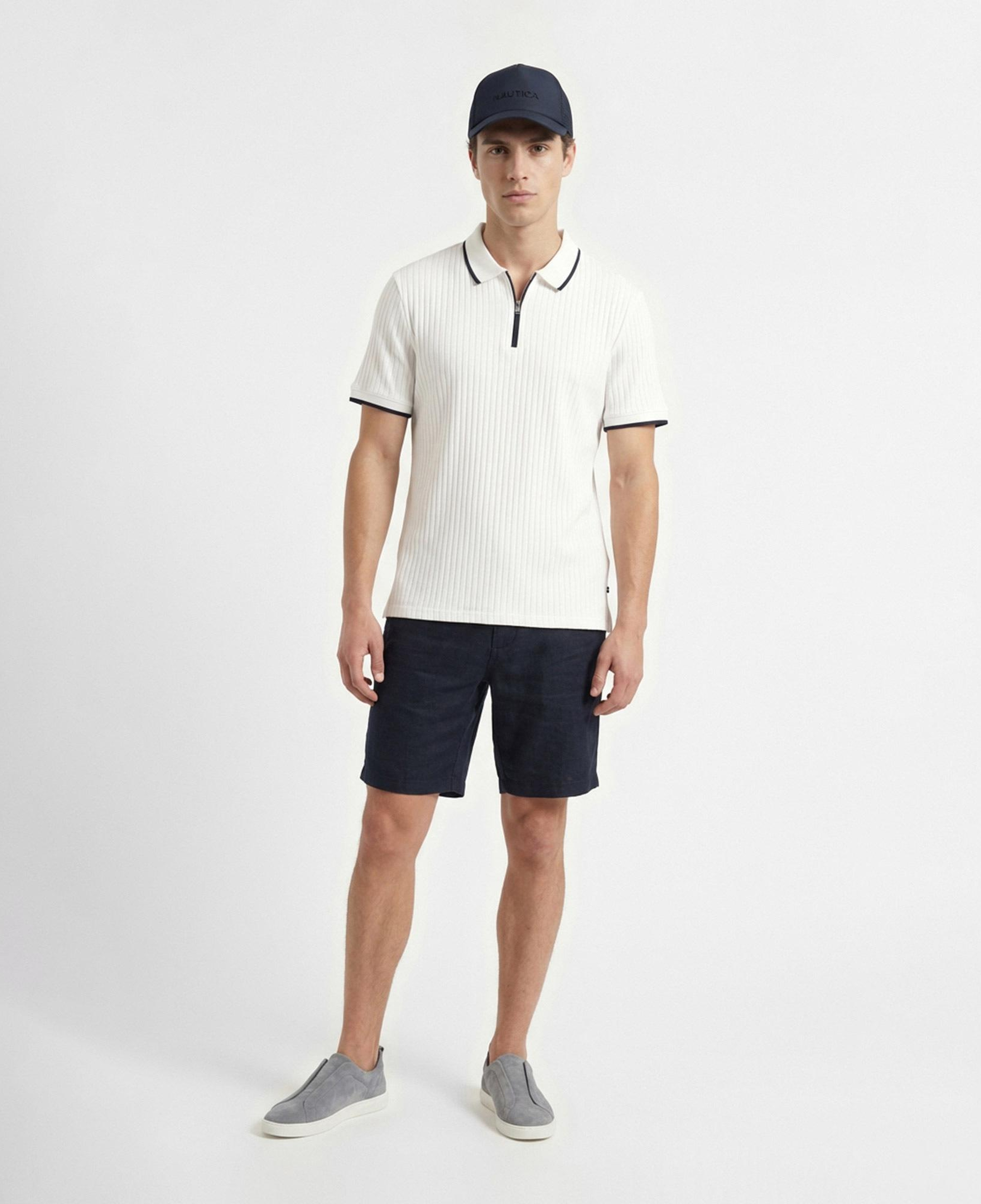 Nautica Erkek Beyaz Regular Fit Polo Yaka T-Shirt