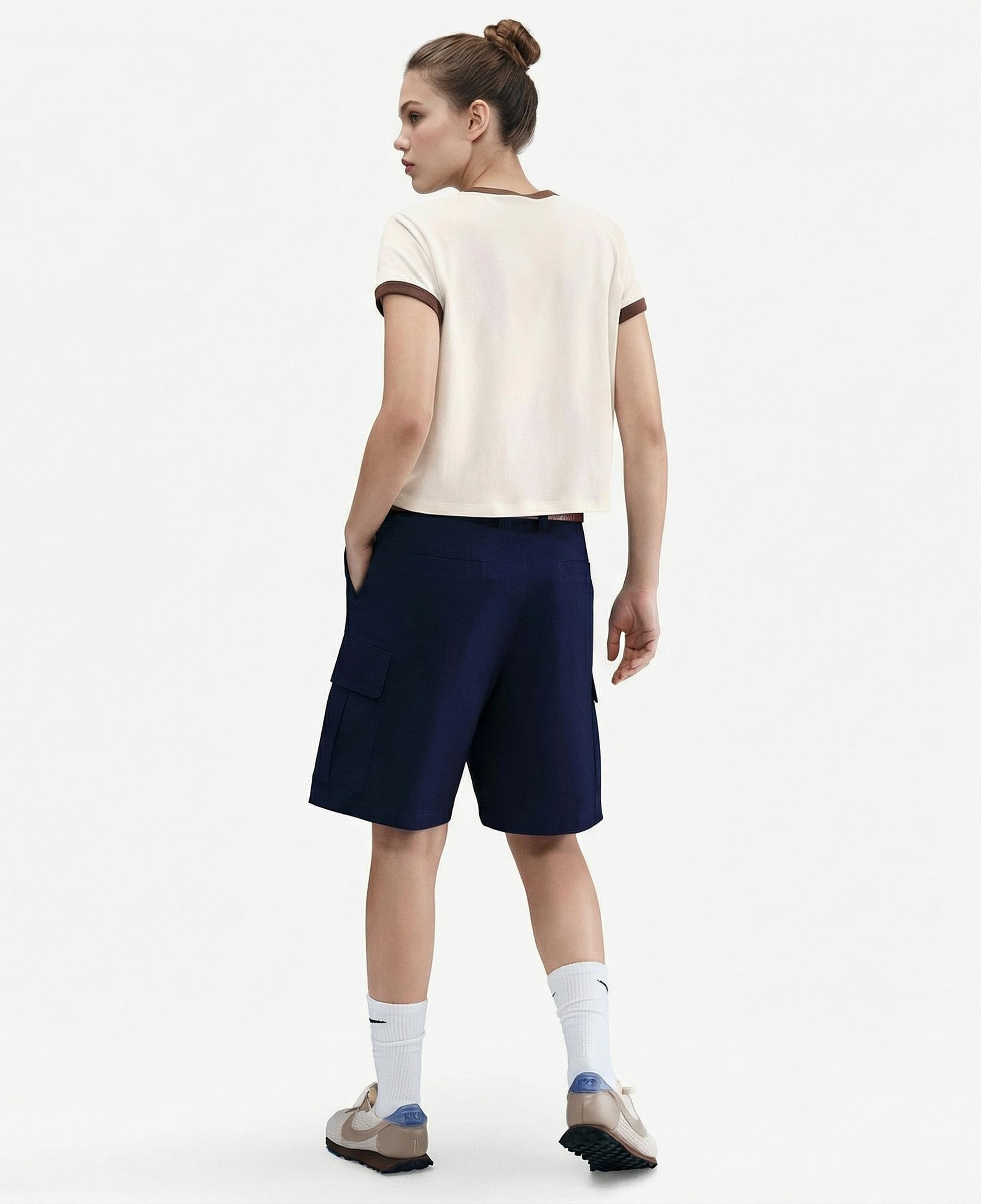 Nike Sportswear Ringer Kadın Beyaz T-Shirt