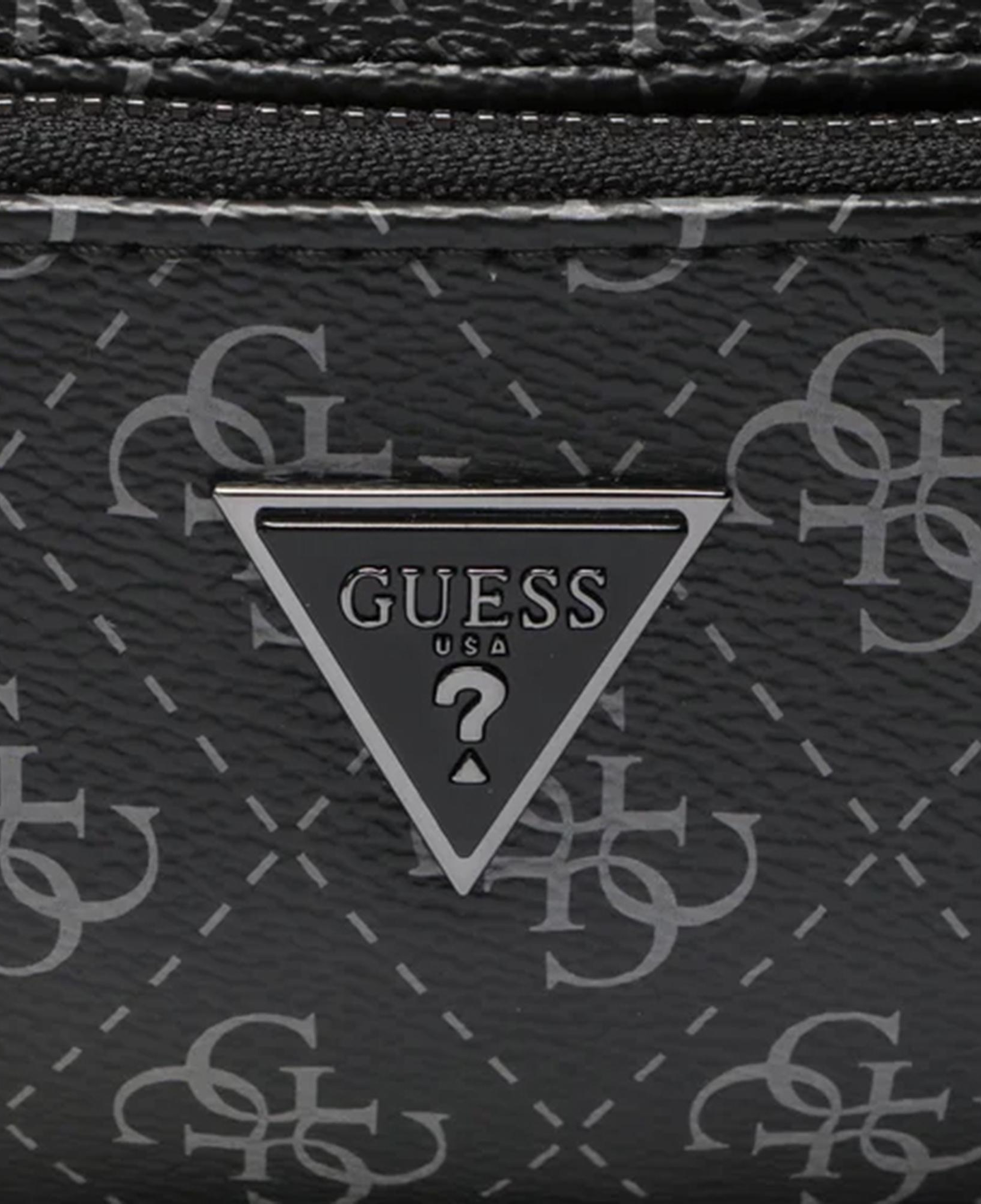 Guess 4G Logo Milano Erkek Siyah Bel Çantası