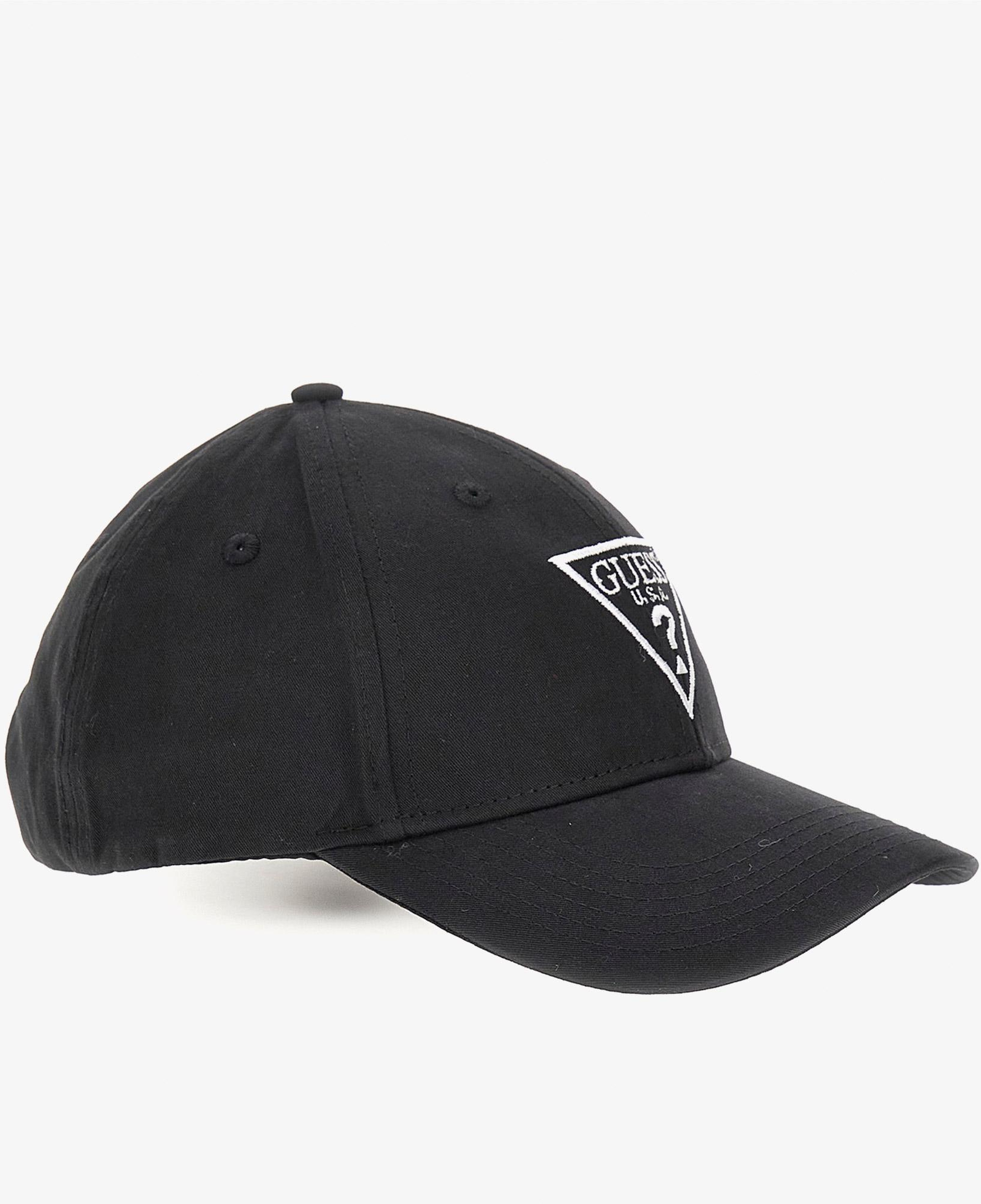 Guess Basket Cotton Diagonal Twill Erkek Siyah Şapka