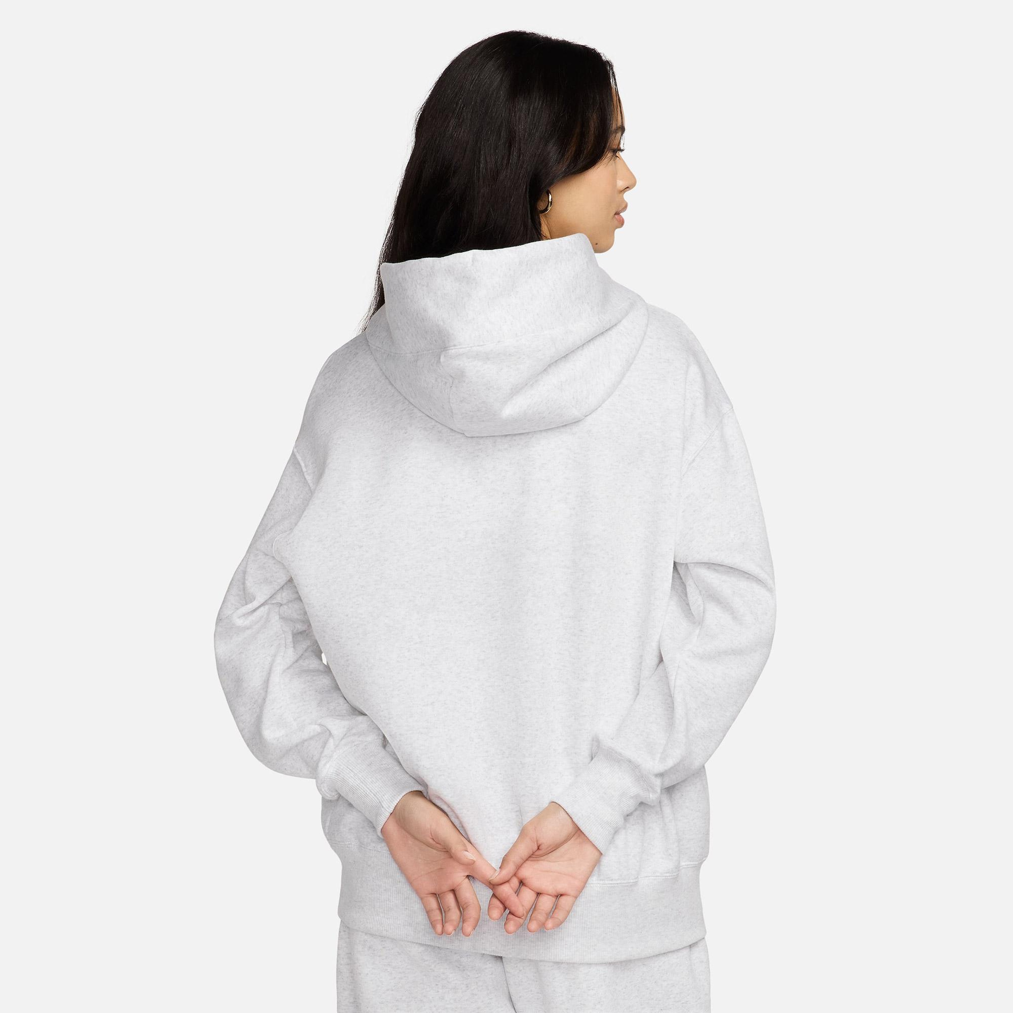 Nike Sportswear Phoenix Fleece Kadın Beyaz Hoodie
